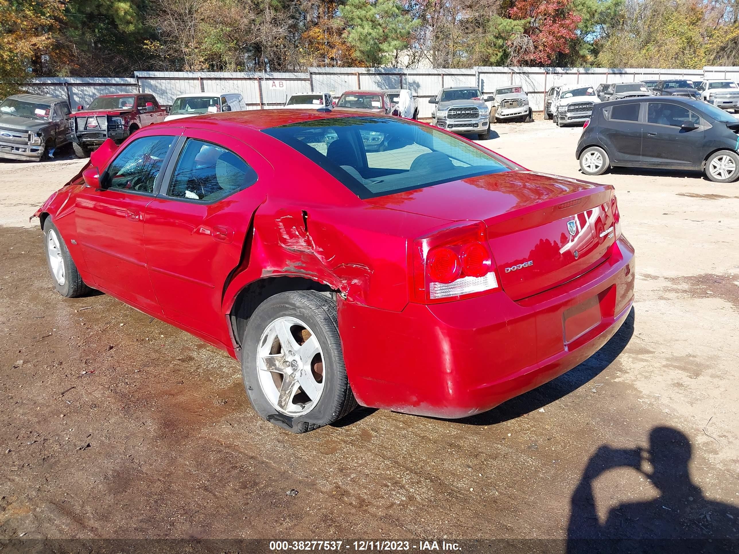2010 Dodge Charger Sxt Red vin: 2B3CA3CV3AH305610