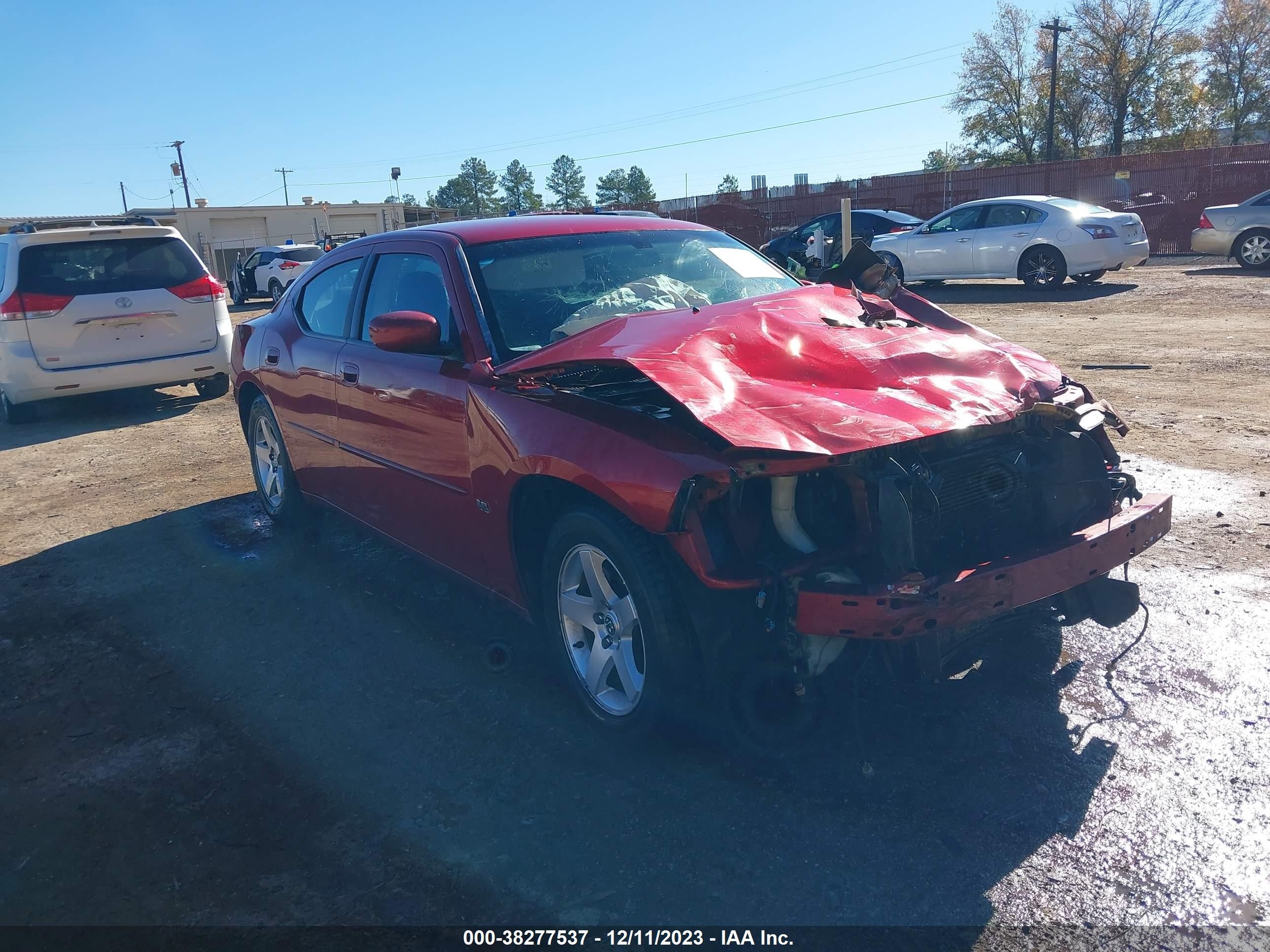 2010 Dodge Charger Sxt Red vin: 2B3CA3CV3AH305610
