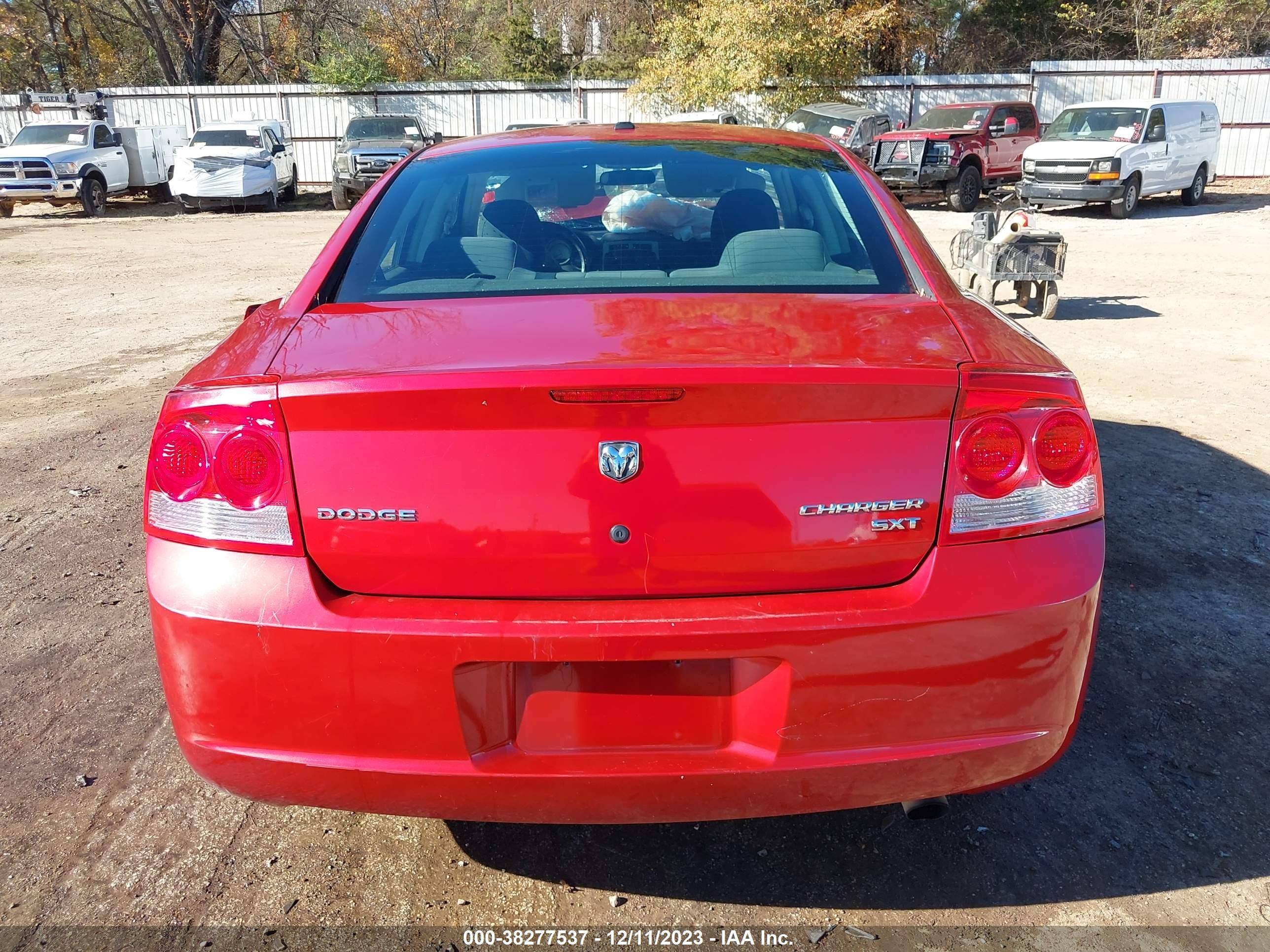 2010 Dodge Charger Sxt Red vin: 2B3CA3CV3AH305610