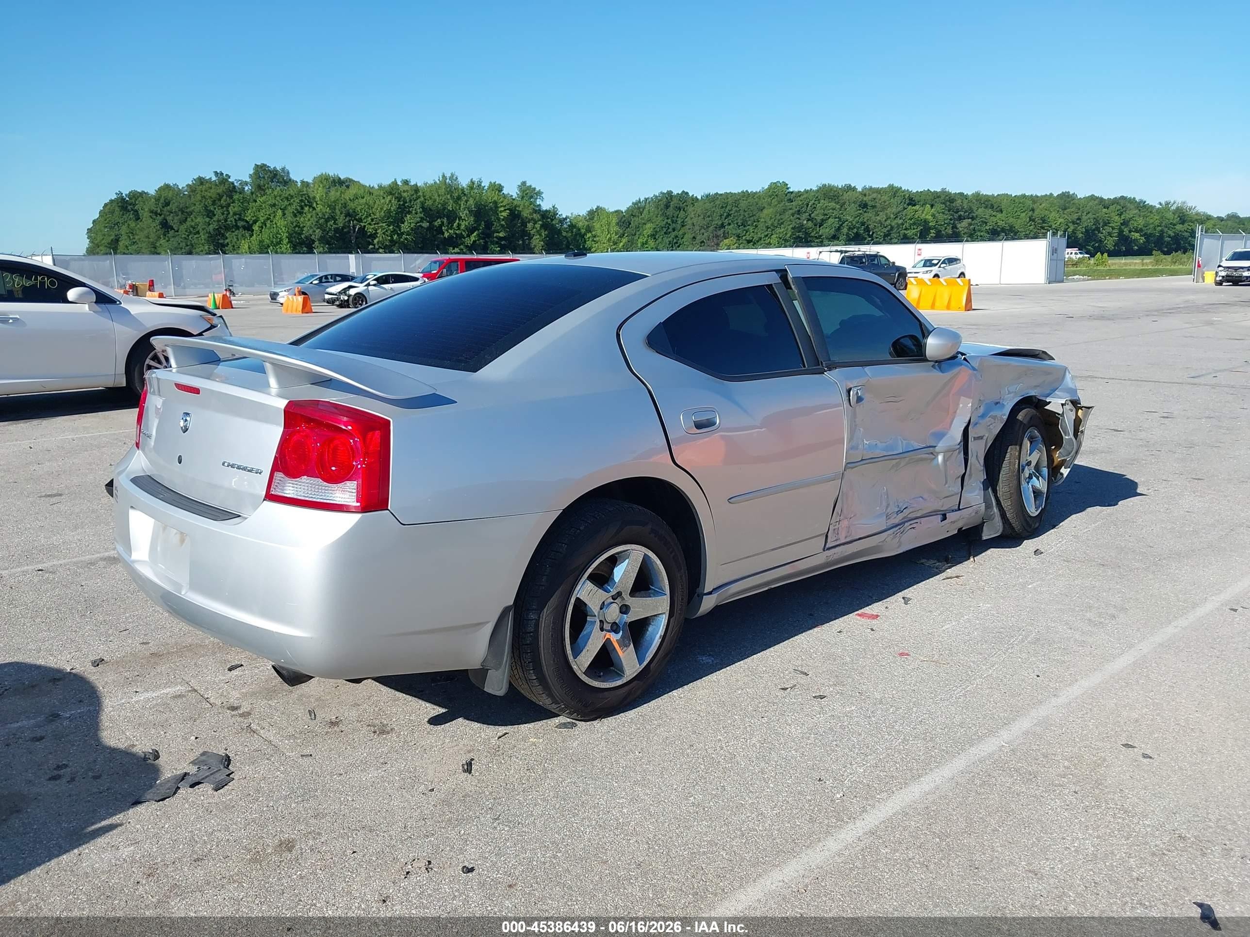 2010 Dodge Charger Sxt Silver vin: 2B3CA3CV3AH309494