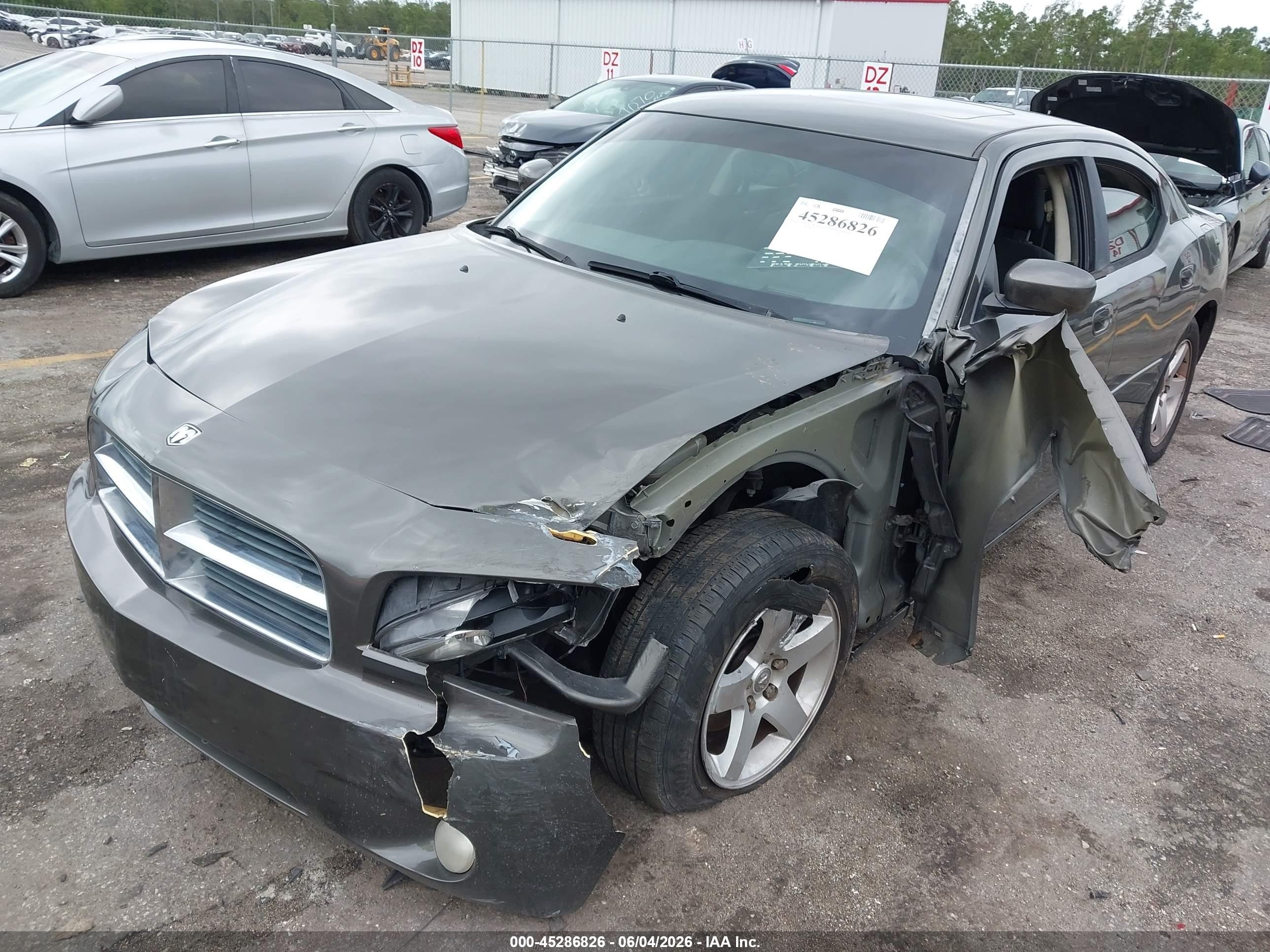 2010 Dodge Charger Sxt Gray vin: 2B3CA3CV4AH145463