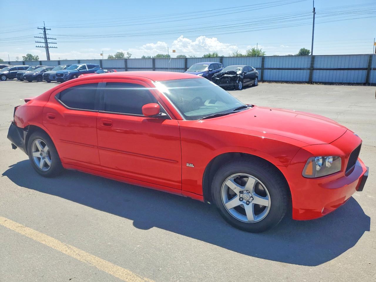 2010 Dodge Charger Sxt Red vin: 2B3CA3CV4AH252125