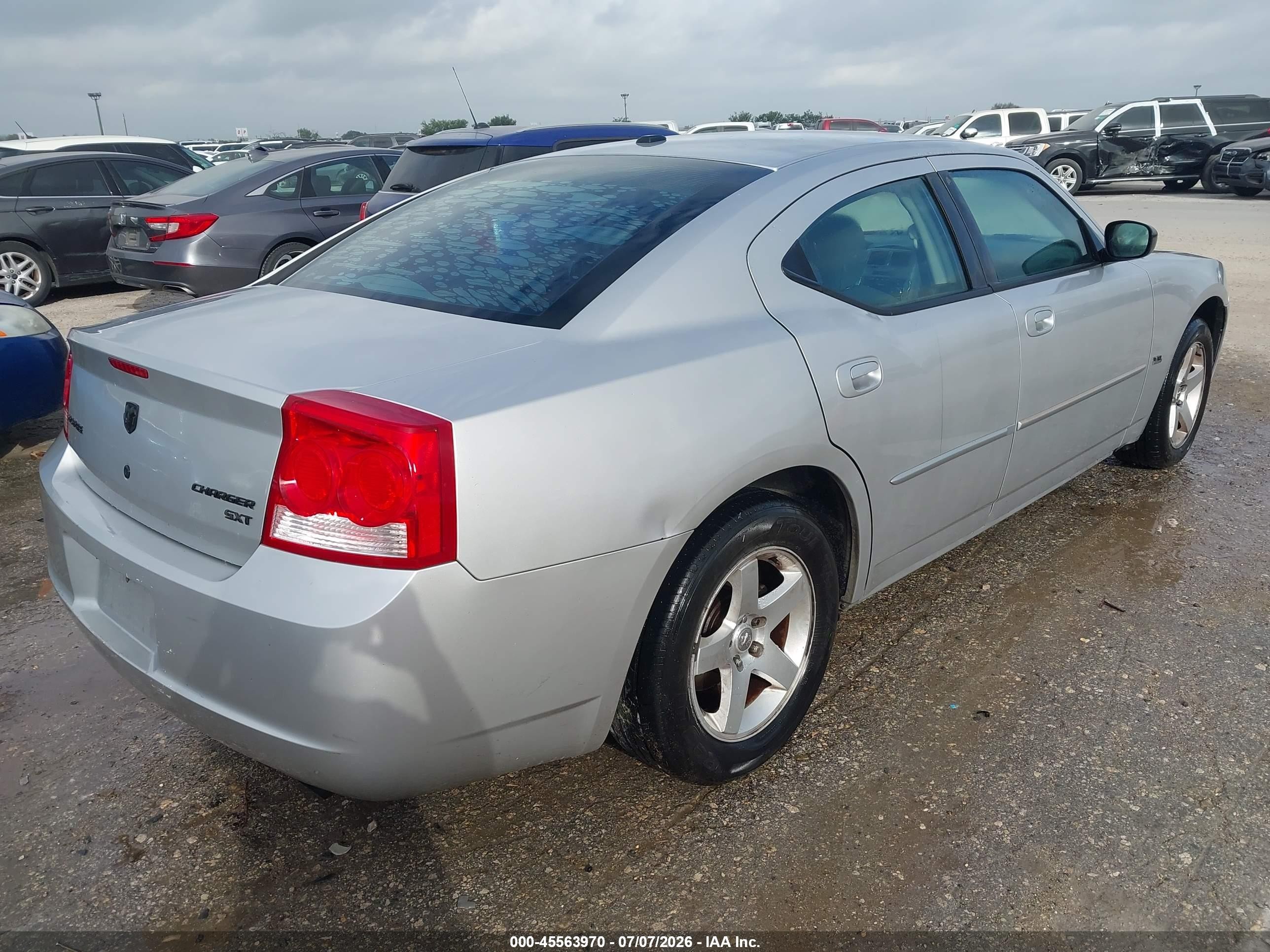 2010 Dodge Charger Sxt Silver vin: 2B3CA3CV4AH253176