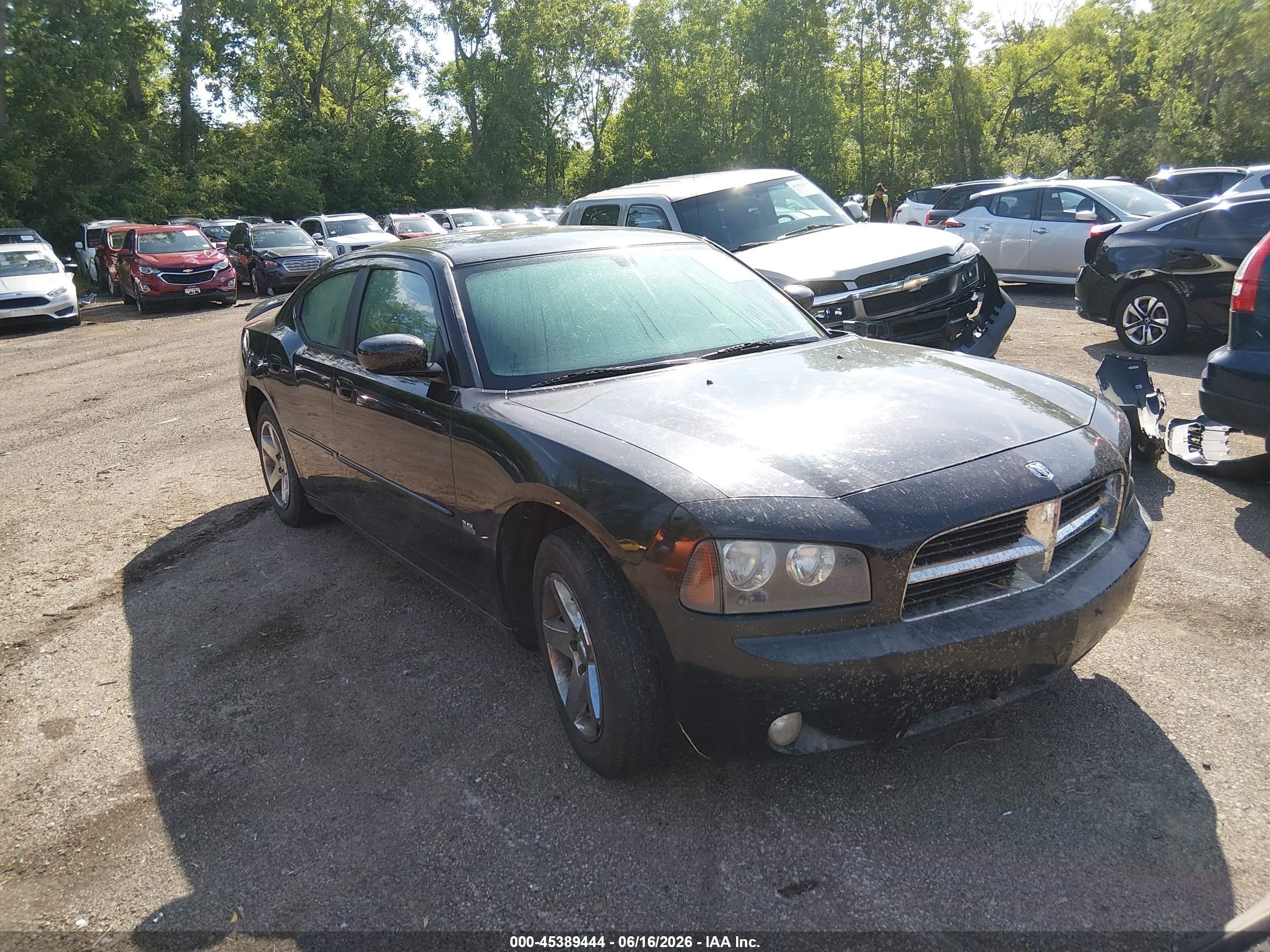 2010 Dodge Charger Sxt Black vin: 2B3CA3CV4AH286596