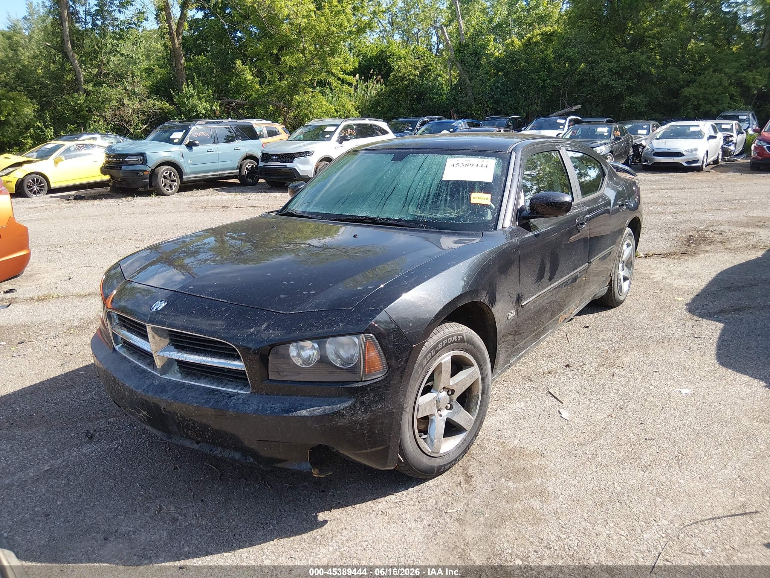 2010 Dodge Charger Sxt Black vin: 2B3CA3CV4AH286596