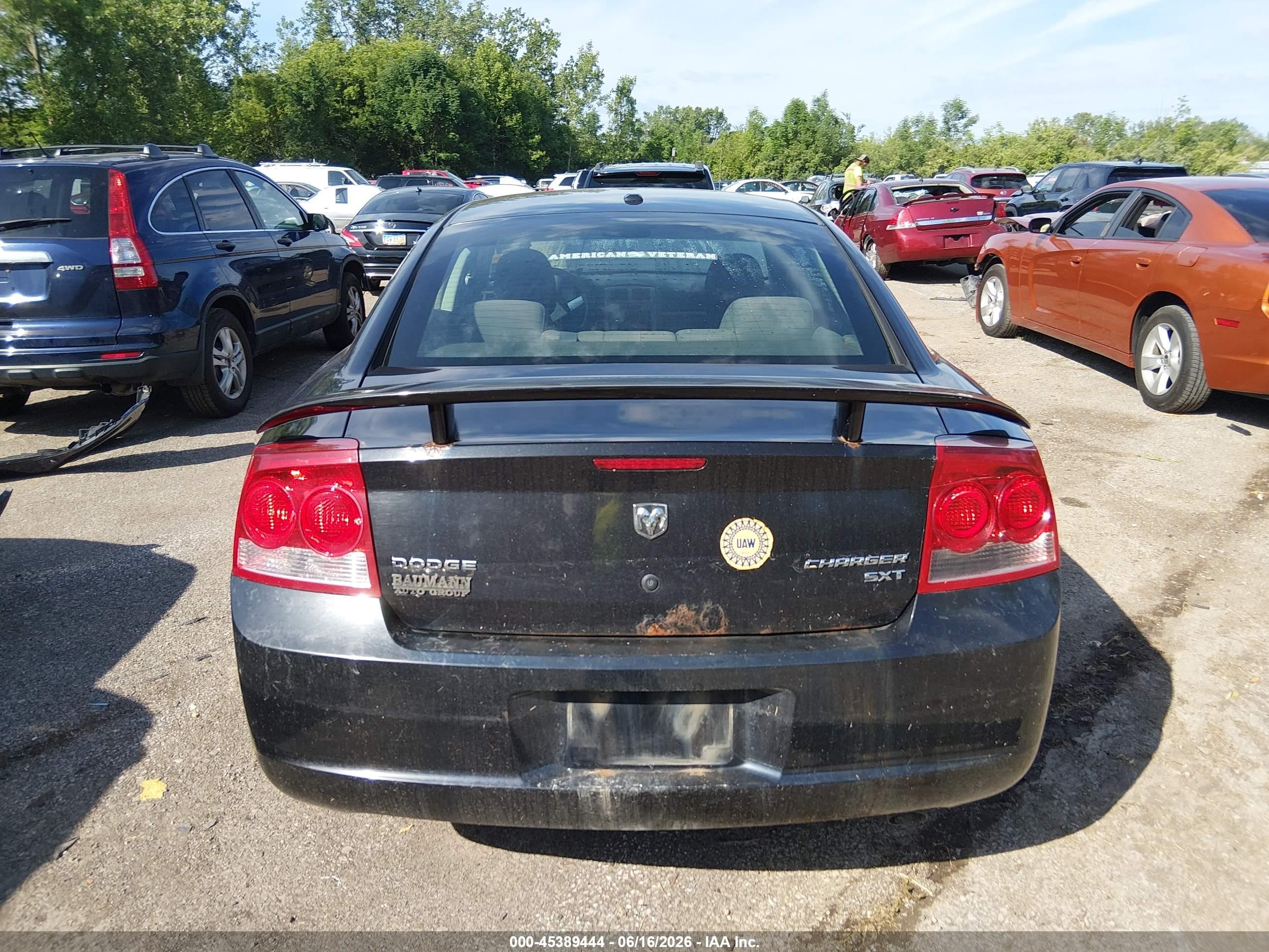 2010 Dodge Charger Sxt Black vin: 2B3CA3CV4AH286596