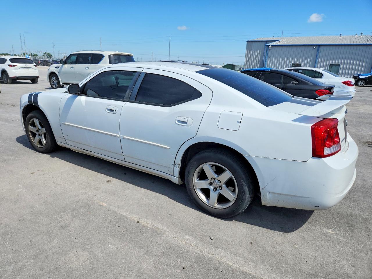 2010 Dodge Charger Sxt White vin: 2B3CA3CV4AH312047