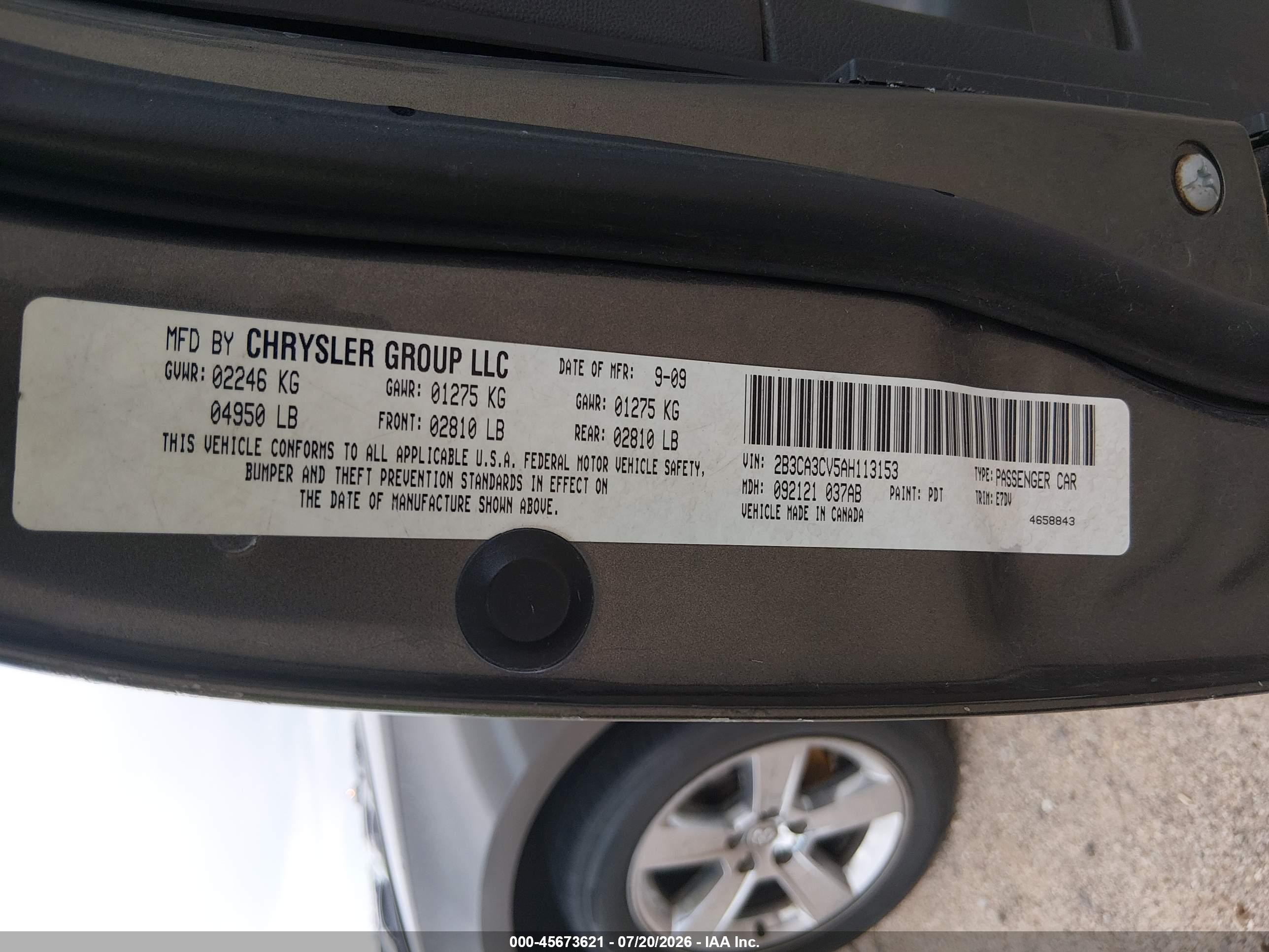 2010 Dodge Charger Sxt Gray vin: 2B3CA3CV5AH113153