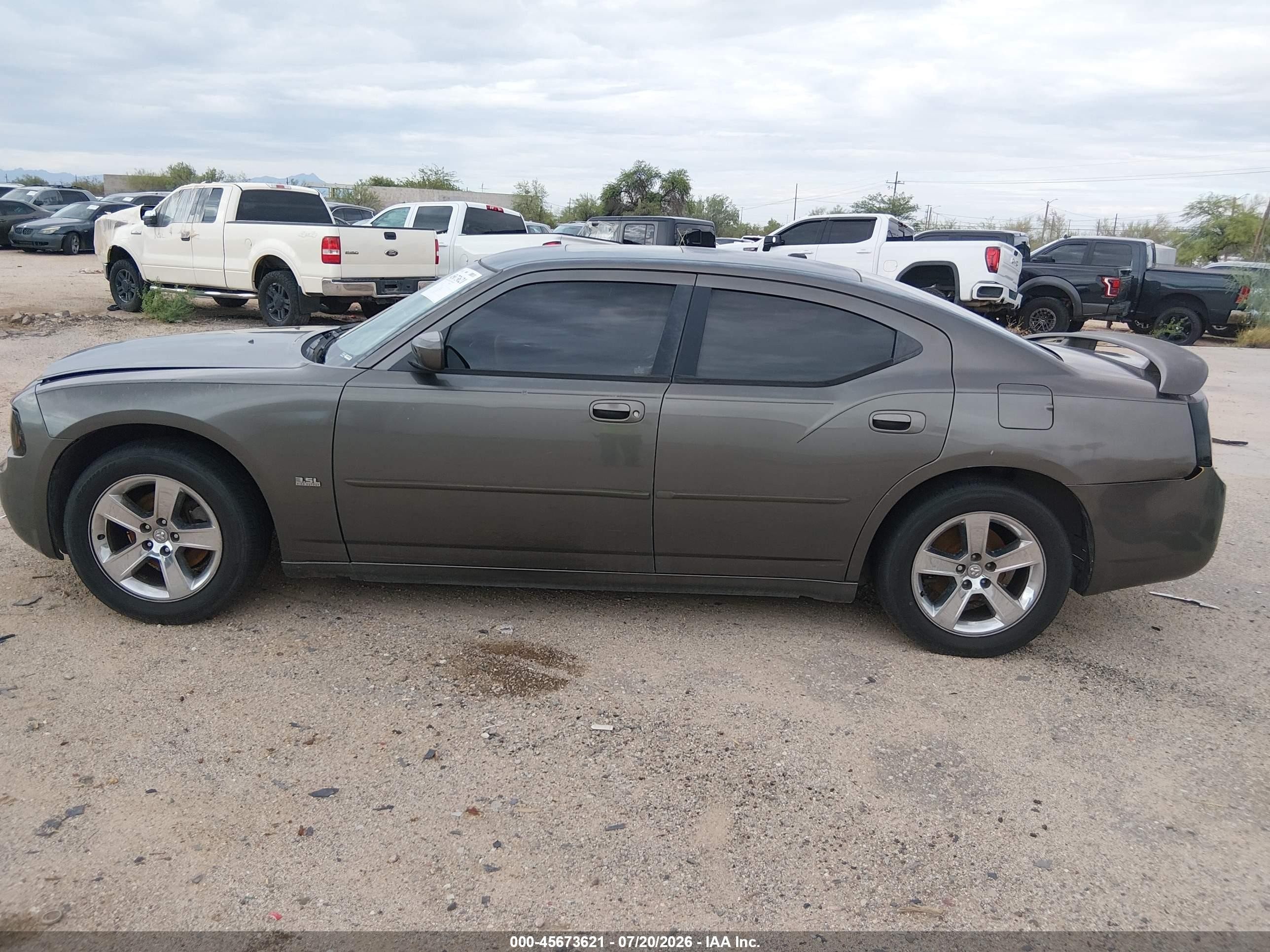 2010 Dodge Charger Sxt Gray vin: 2B3CA3CV5AH113153