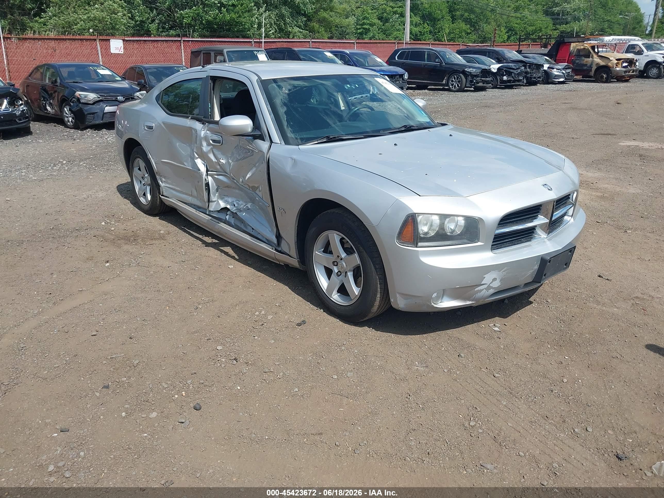 2010 Dodge Charger Sxt Silver vin: 2B3CA3CV5AH184949