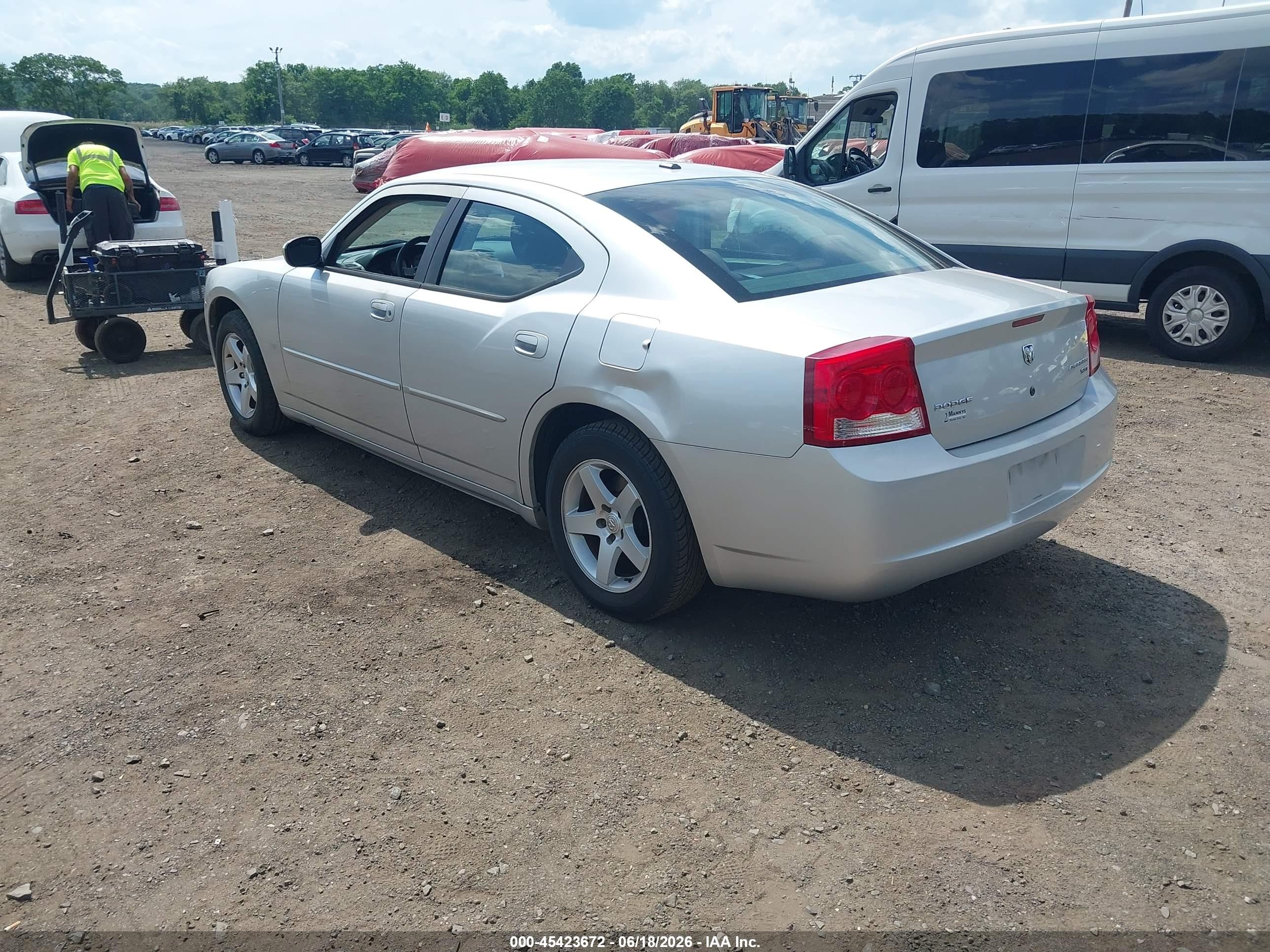 2010 Dodge Charger Sxt Silver vin: 2B3CA3CV5AH184949