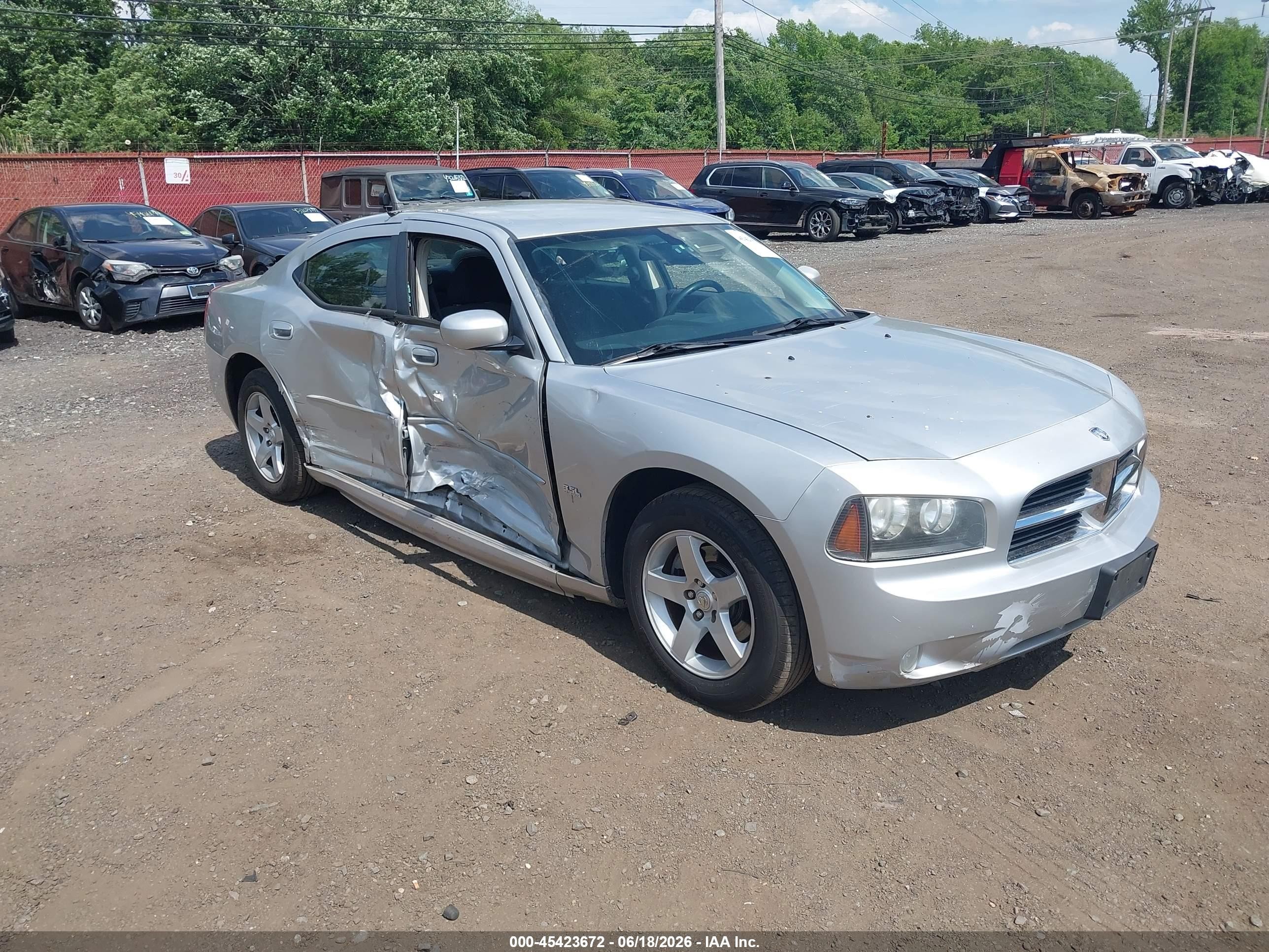 2010 Dodge Charger Sxt Silver vin: 2B3CA3CV5AH184949