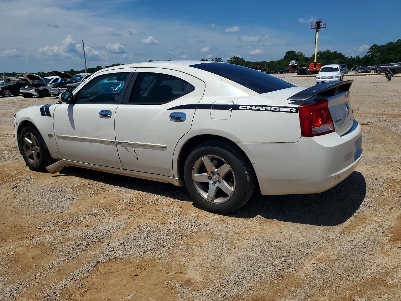 2010 Dodge Charger Sxt White vin: 2B3CA3CV5AH203998