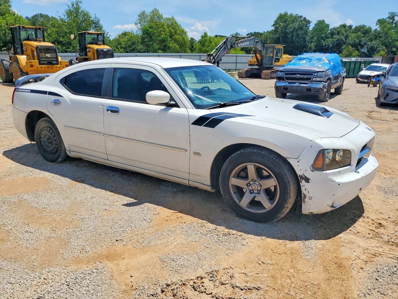 2010 Dodge Charger Sxt White vin: 2B3CA3CV5AH203998