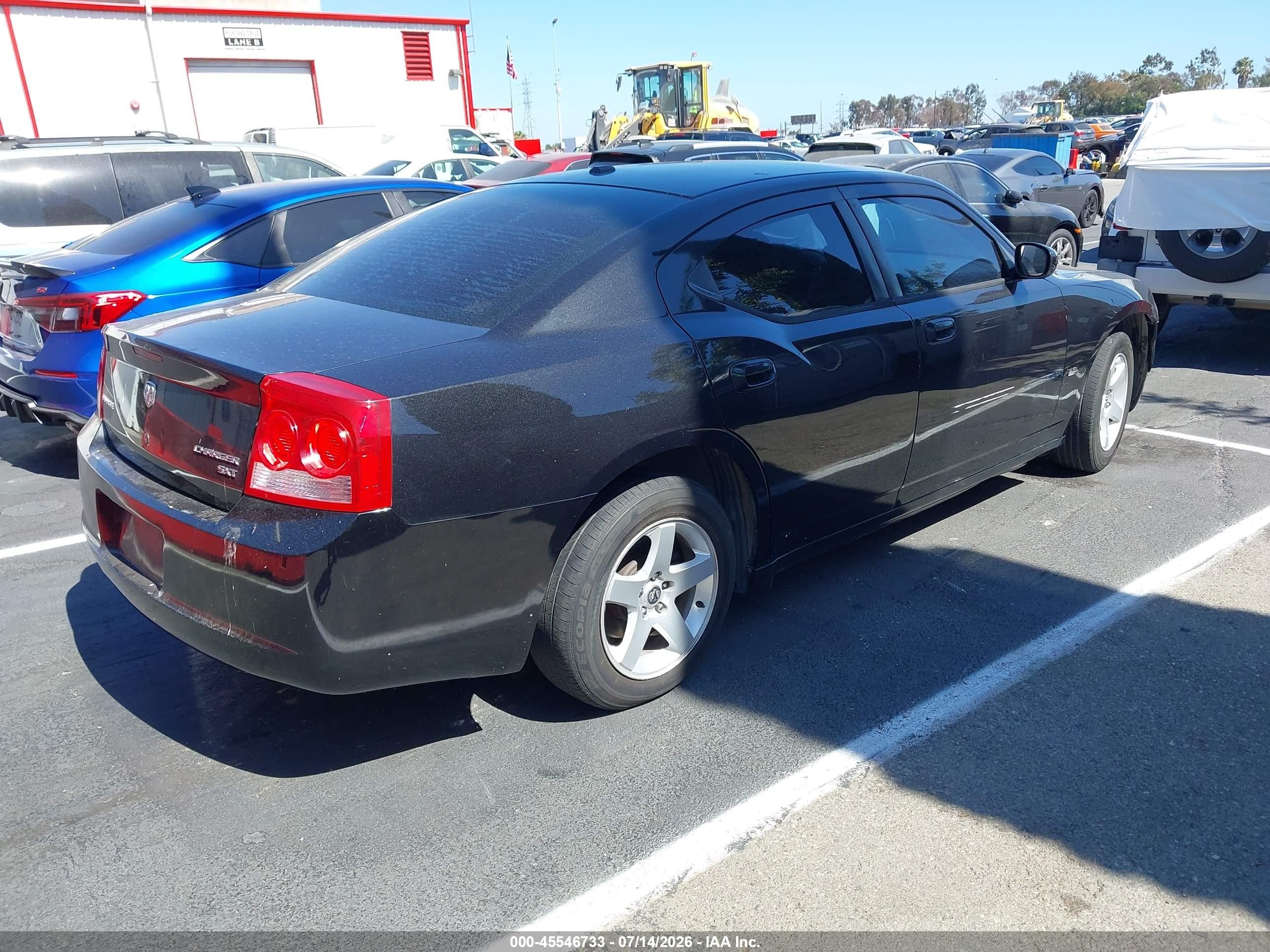 2010 Dodge Charger Sxt Black vin: 2B3CA3CV5AH253011