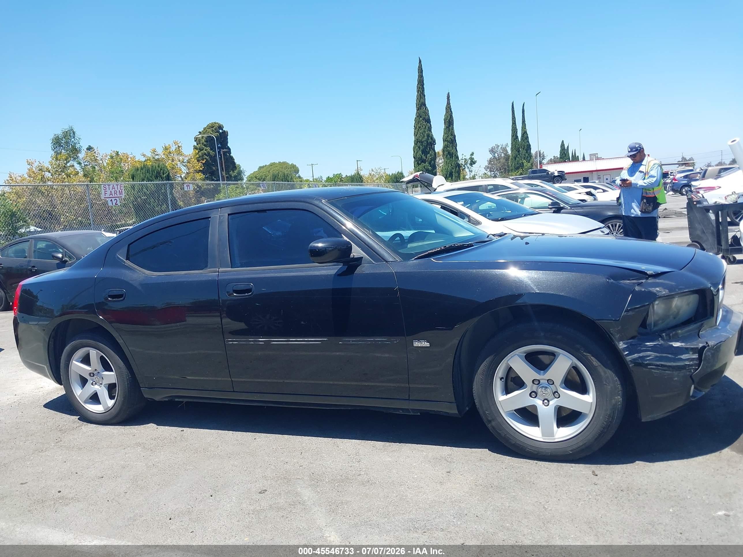2010 Dodge Charger Sxt Black vin: 2B3CA3CV5AH253011