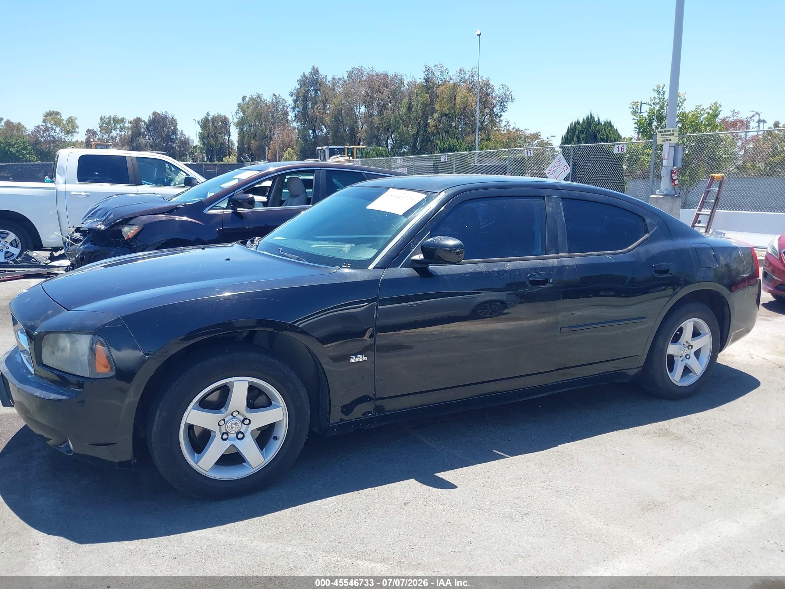 2010 Dodge Charger Sxt Black vin: 2B3CA3CV5AH253011