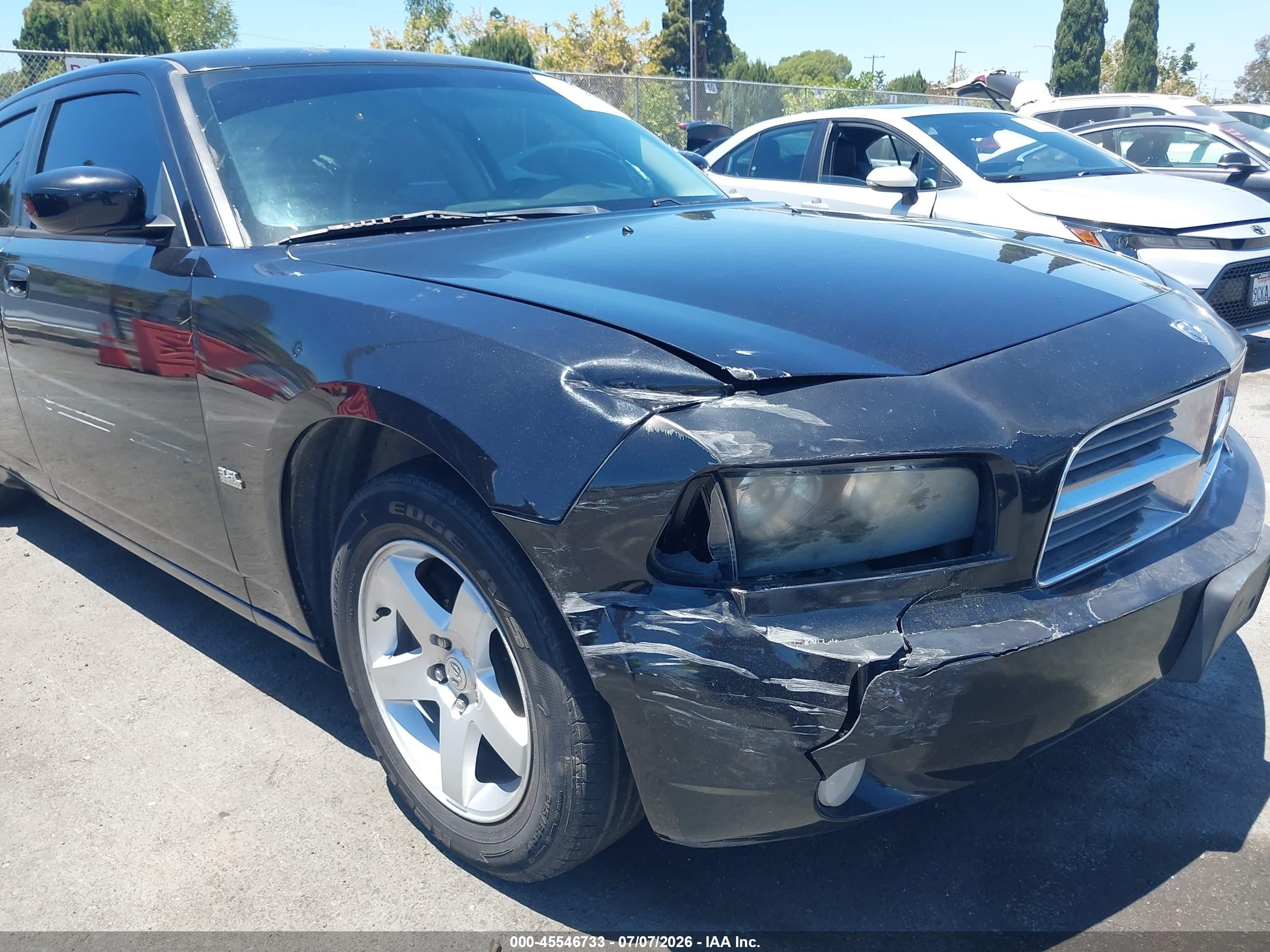 2010 Dodge Charger Sxt Black vin: 2B3CA3CV5AH253011