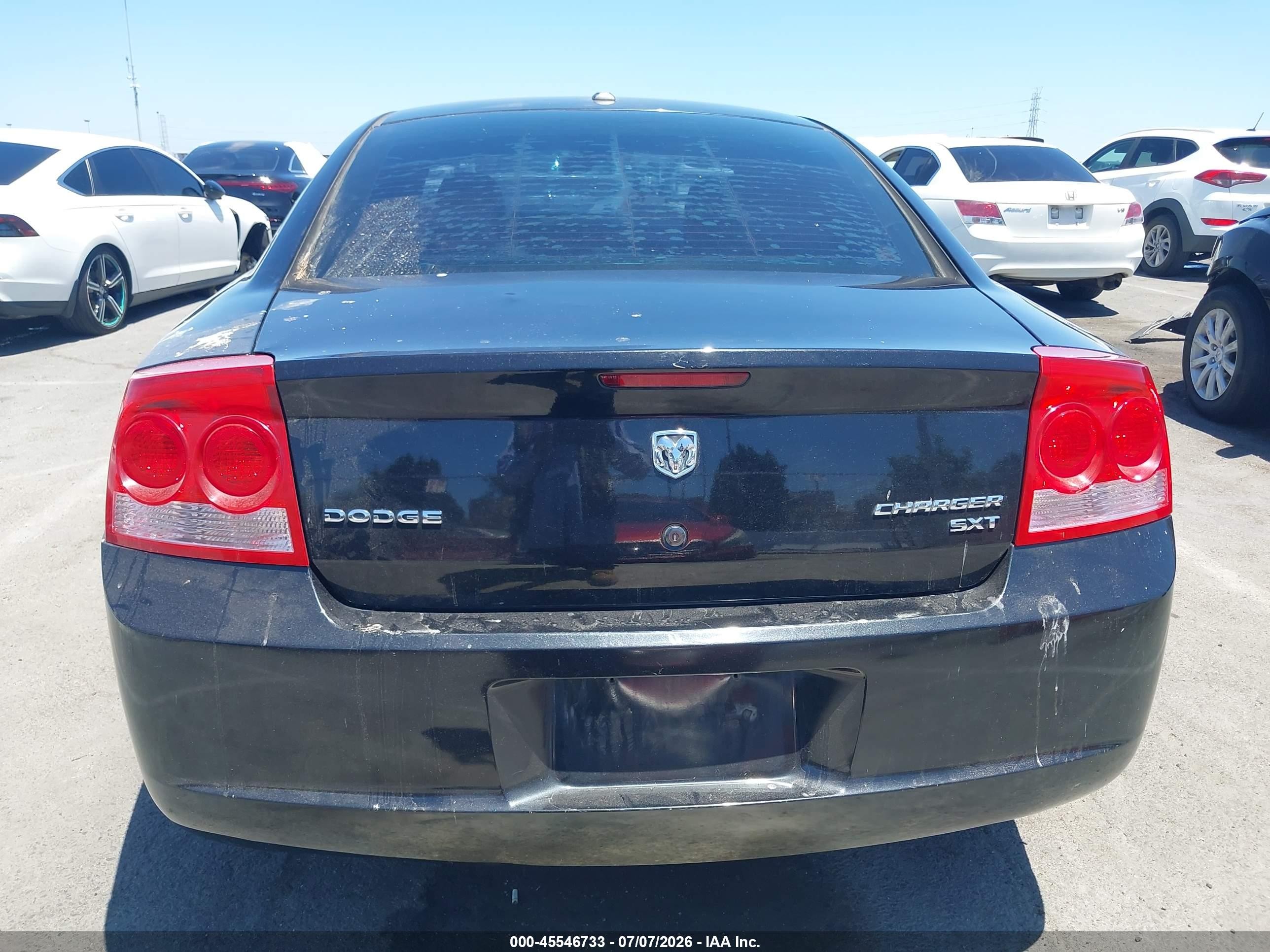 2010 Dodge Charger Sxt Black vin: 2B3CA3CV5AH253011