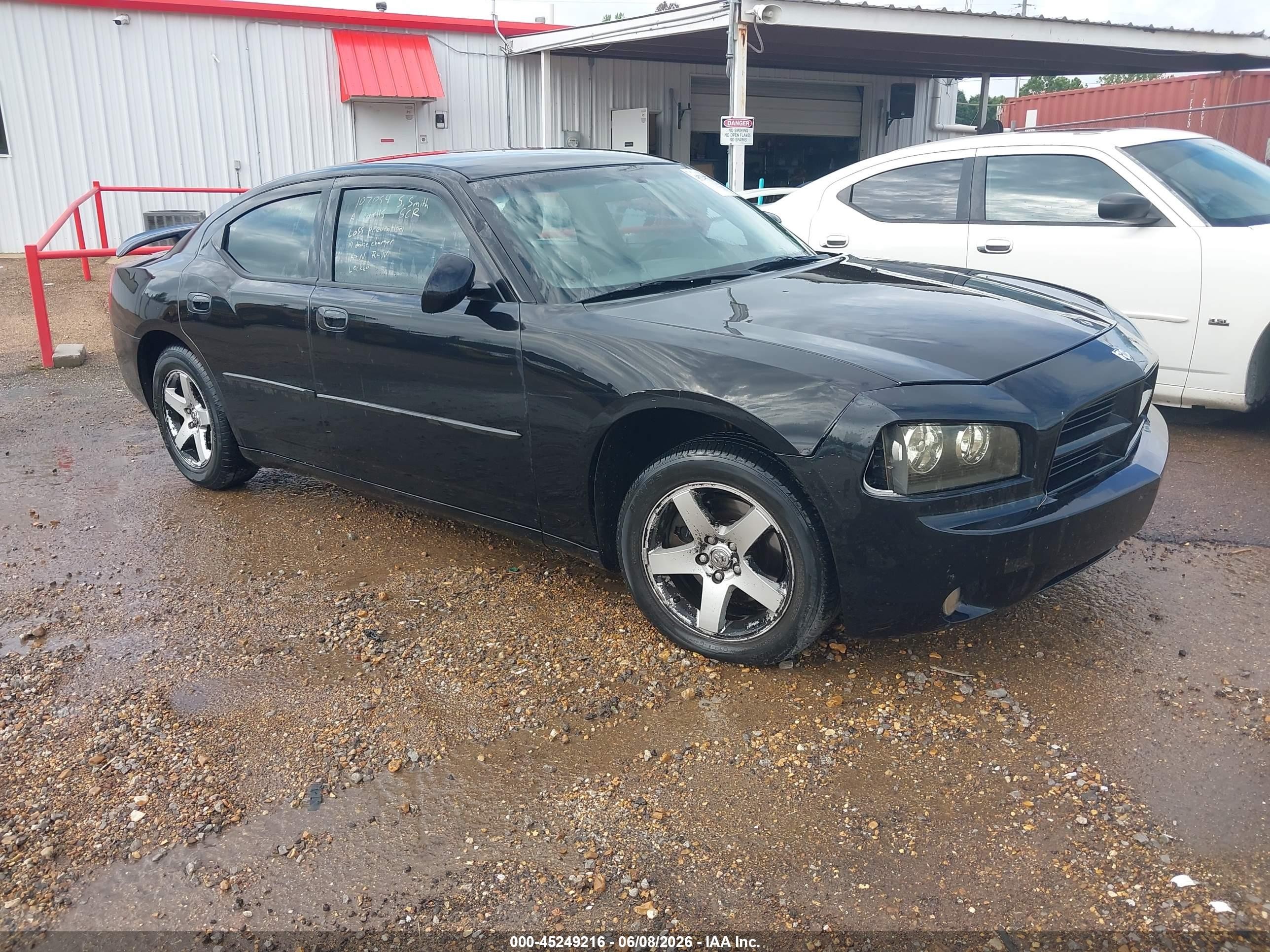 2010 Dodge Charger Sxt Black vin: 2B3CA3CV6AH107054