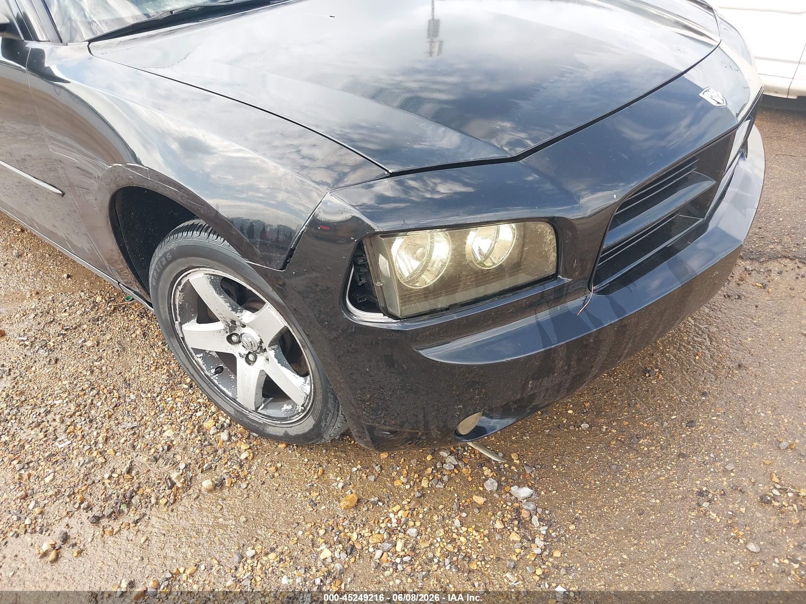 2010 Dodge Charger Sxt Black vin: 2B3CA3CV6AH107054