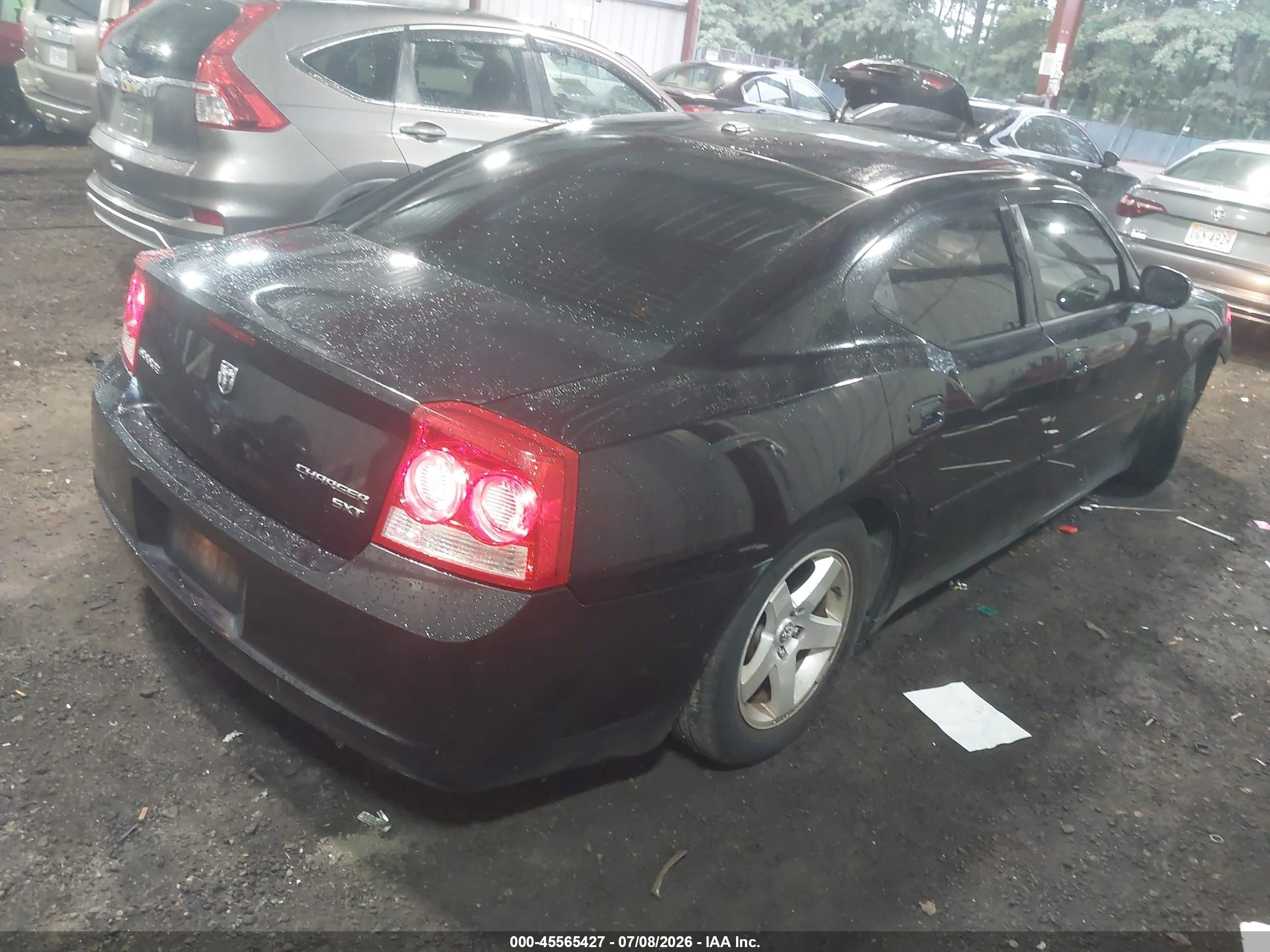 2010 Dodge Charger Sxt Black vin: 2B3CA3CV7AH196391