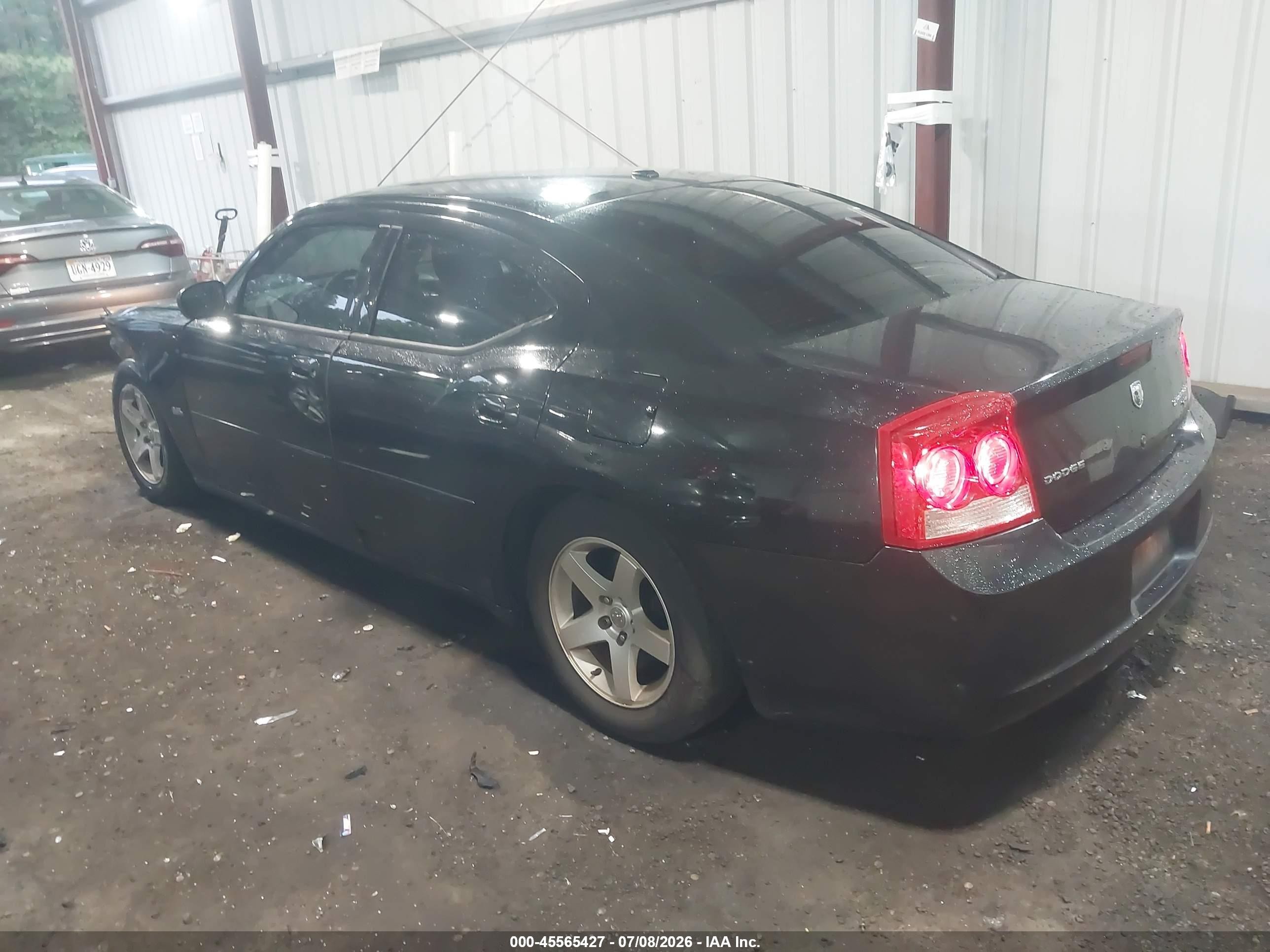 2010 Dodge Charger Sxt Black vin: 2B3CA3CV7AH196391