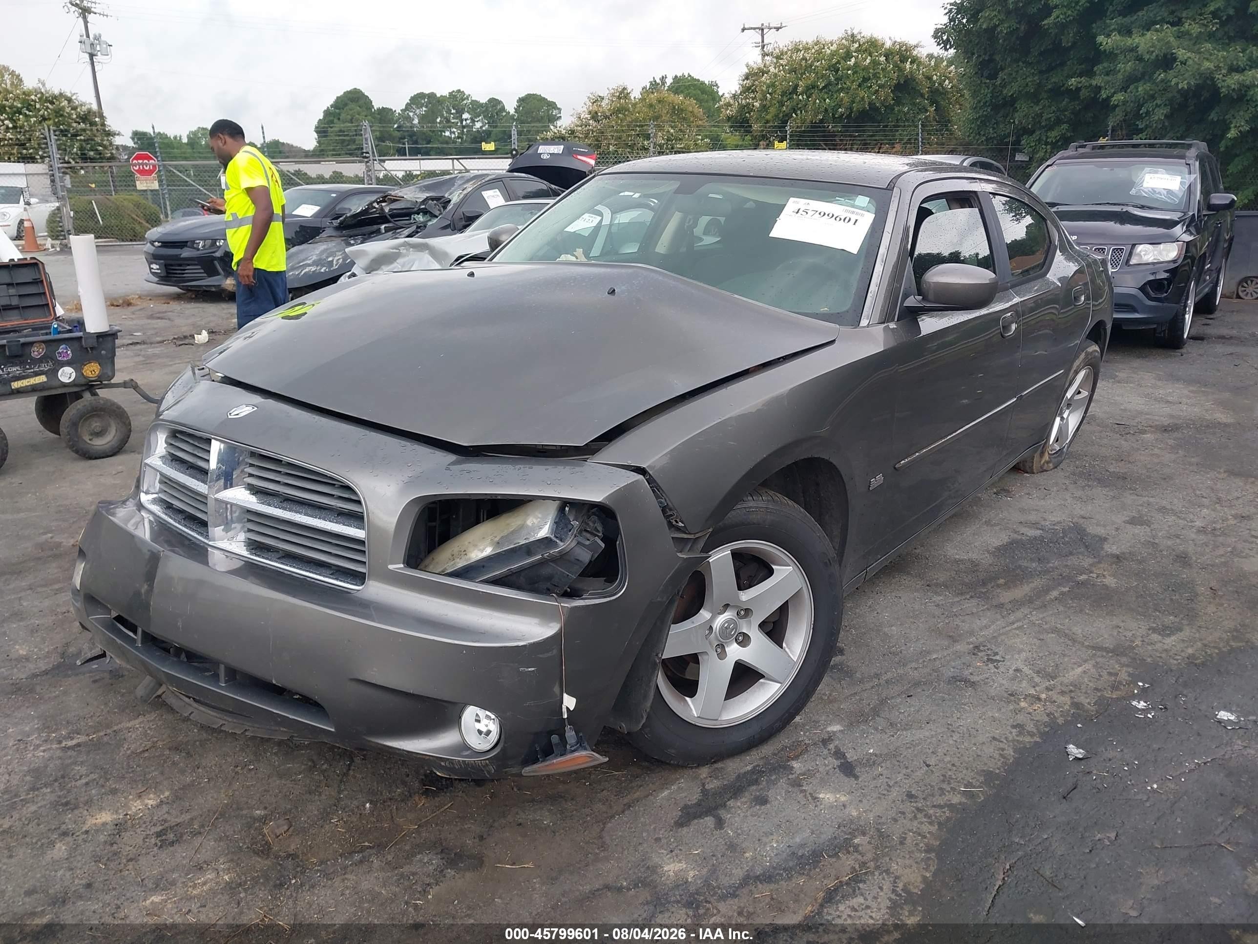2010 Dodge Charger Sxt Gray vin: 2B3CA3CV7AH201931