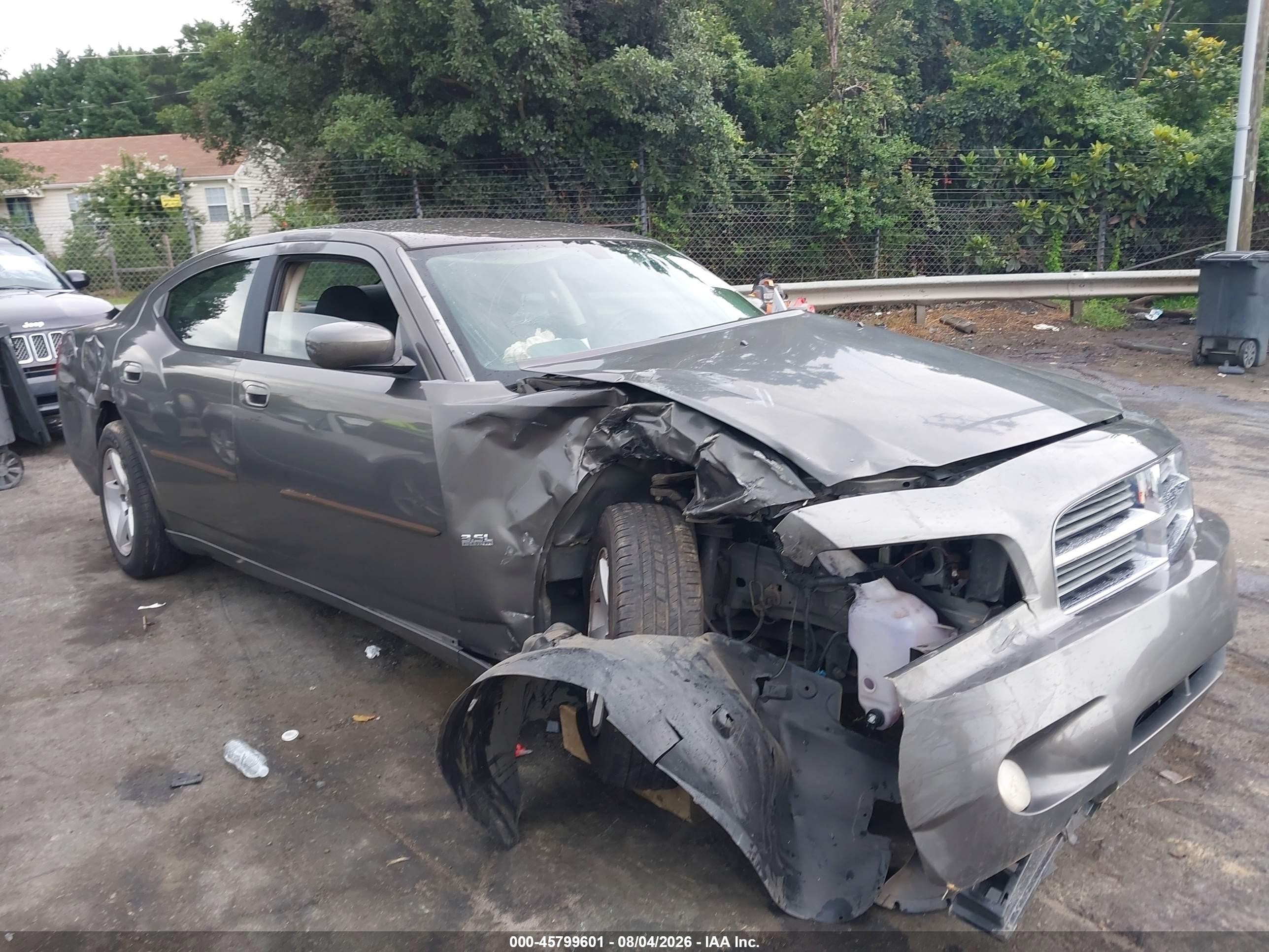 2010 Dodge Charger Sxt Gray vin: 2B3CA3CV7AH201931