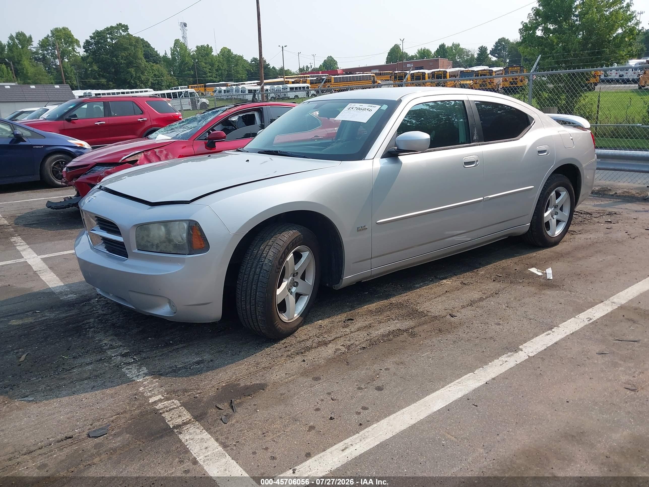 2010 Dodge Charger Sxt Silver vin: 2B3CA3CV7AH311703
