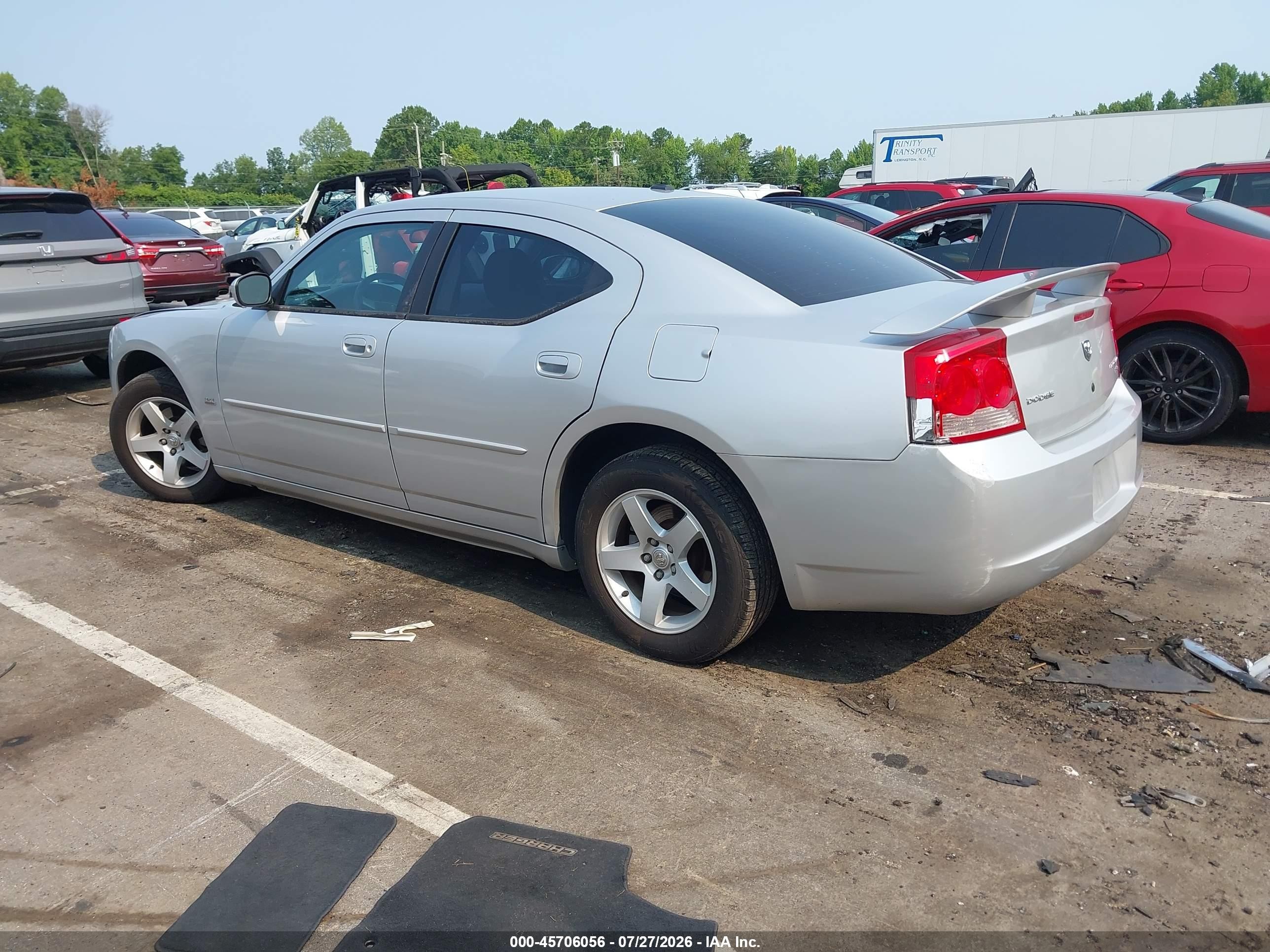 2010 Dodge Charger Sxt Silver vin: 2B3CA3CV7AH311703