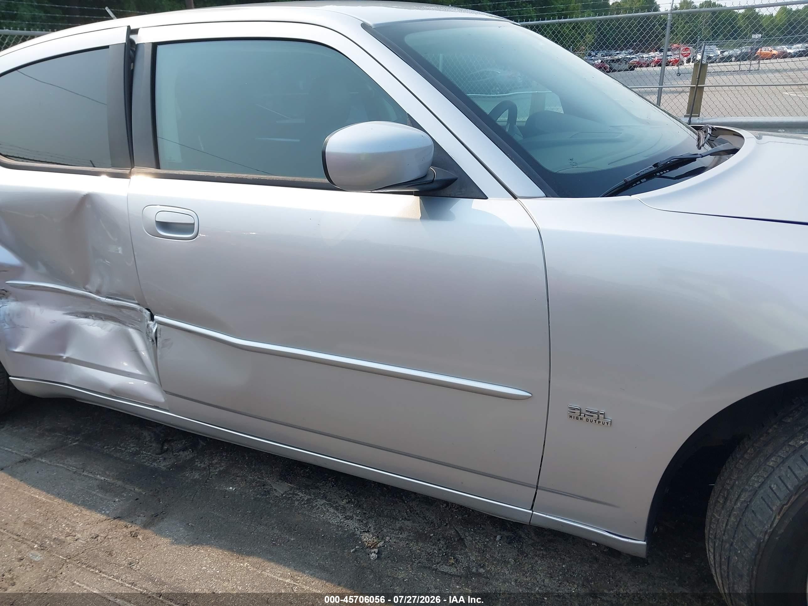 2010 Dodge Charger Sxt Silver vin: 2B3CA3CV7AH311703