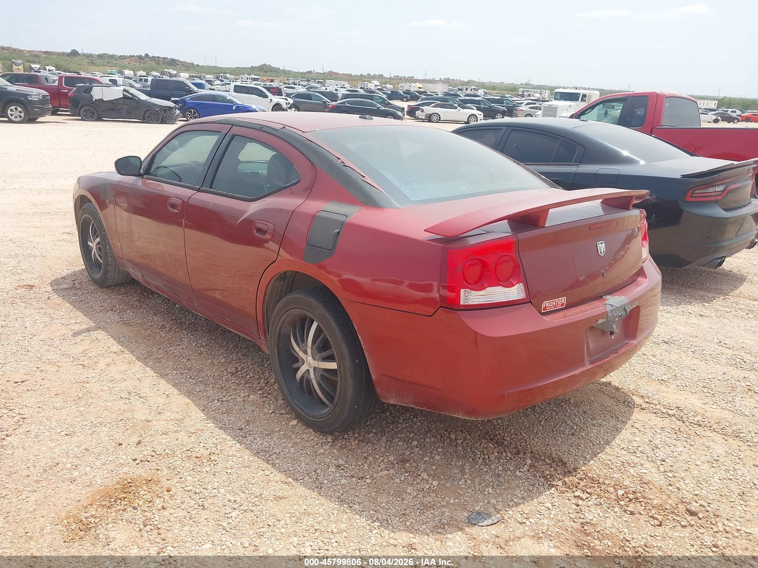 2010 Dodge Charger Sxt Burgundy vin: 2B3CA3CV8AH128178