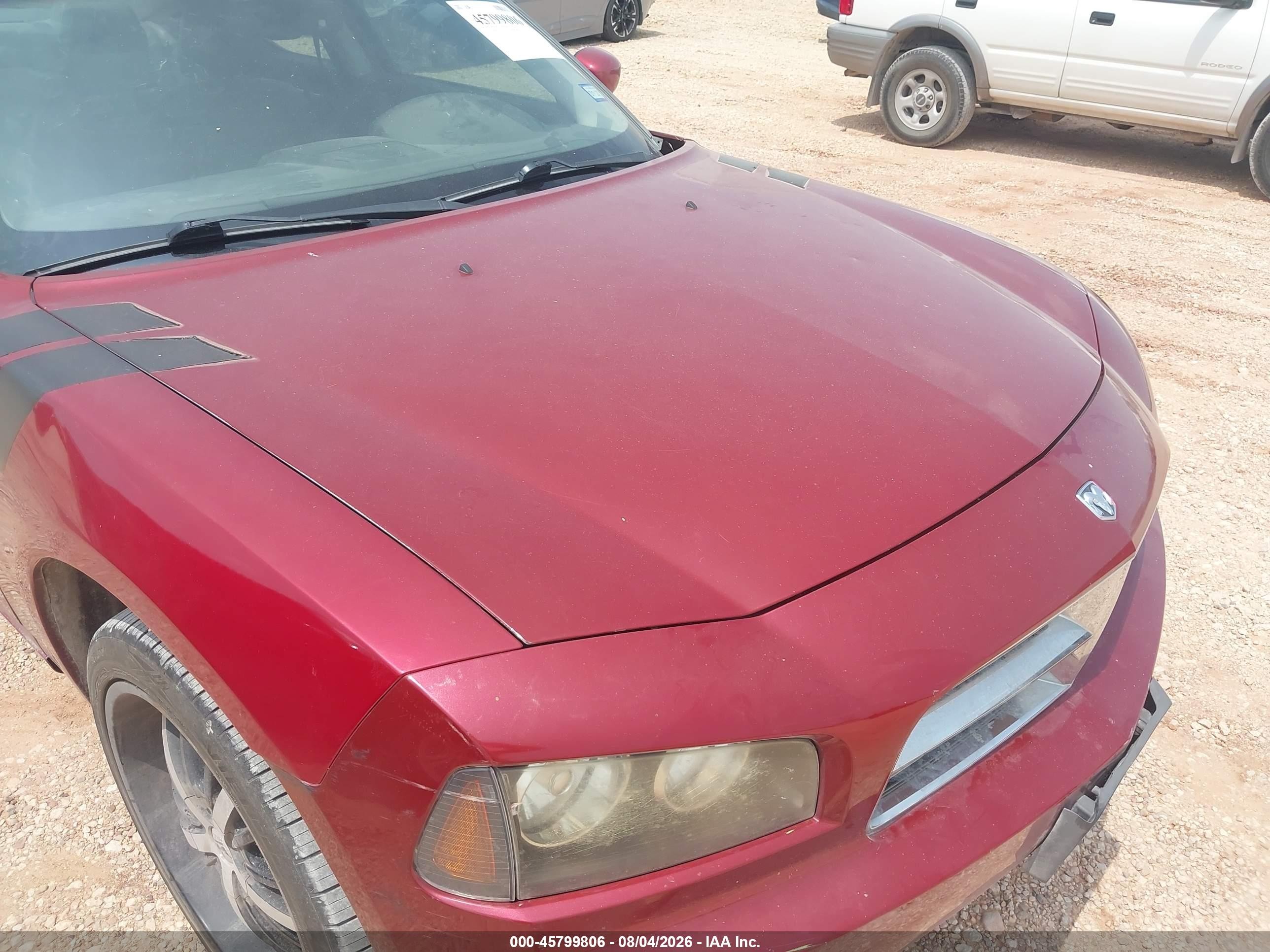 2010 Dodge Charger Sxt Burgundy vin: 2B3CA3CV8AH128178