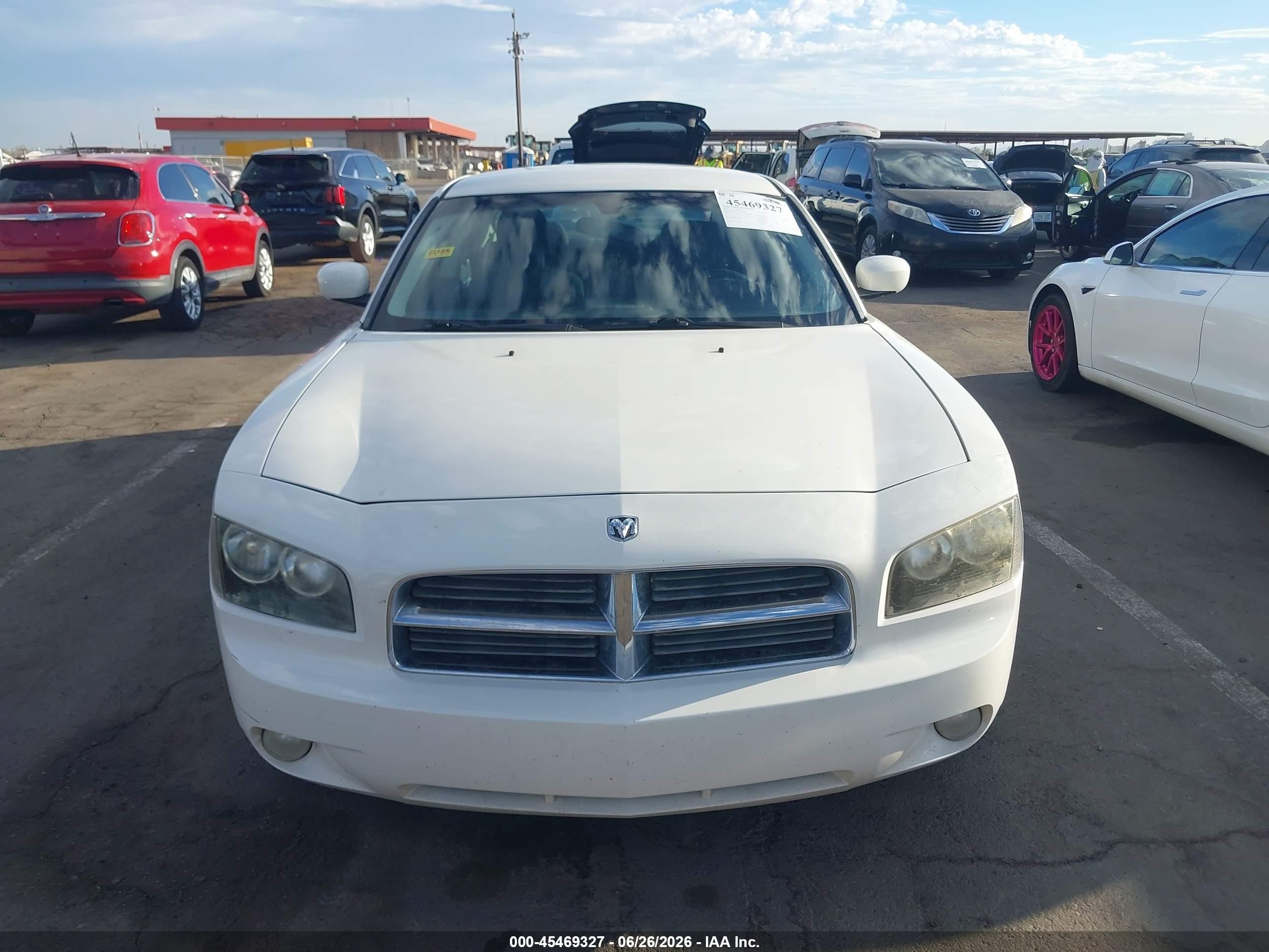 2010 Dodge Charger Sxt White vin: 2B3CA3CV8AH212047