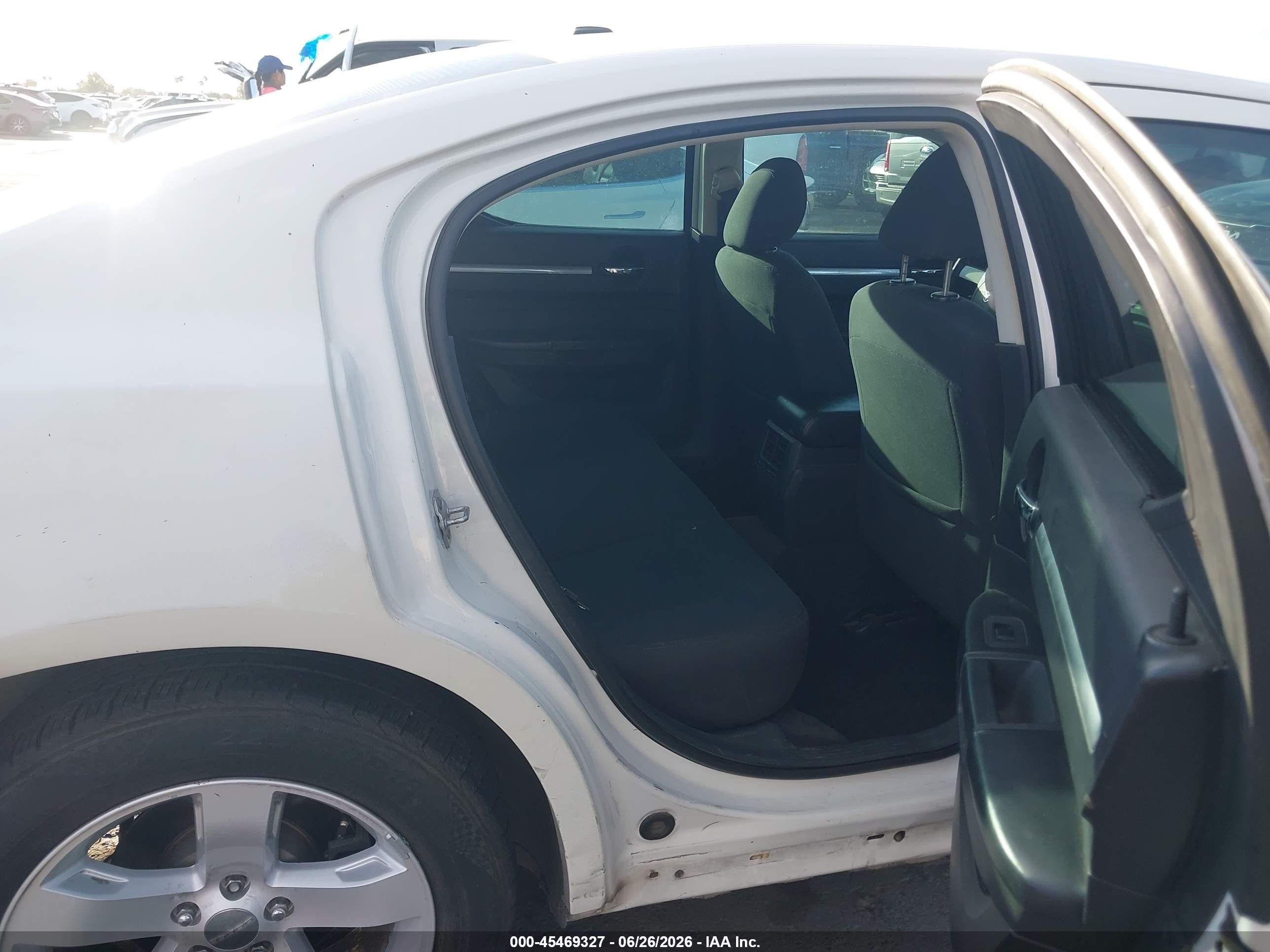 2010 Dodge Charger Sxt White vin: 2B3CA3CV8AH212047