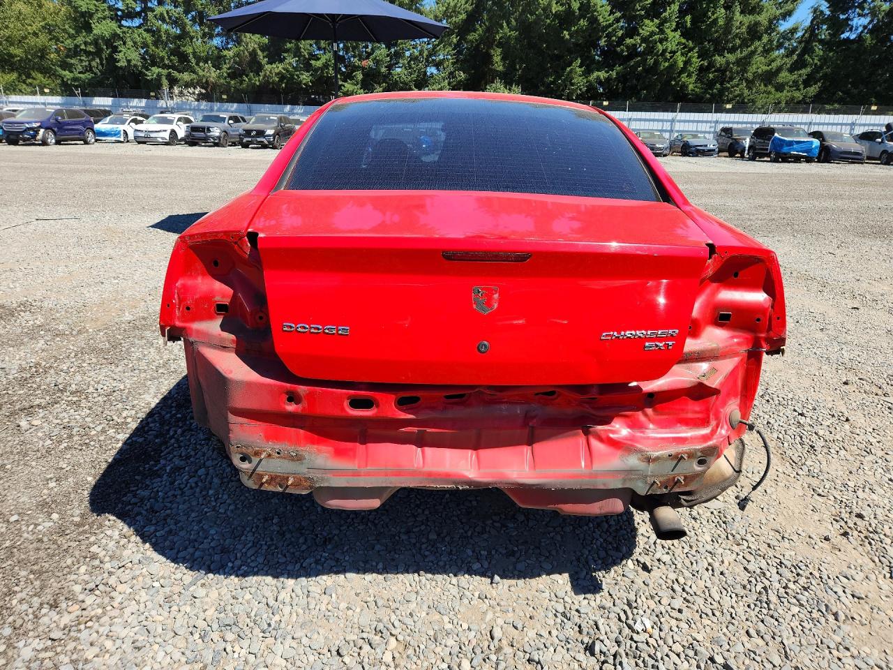 2010 Dodge Charger Sxt Red vin: 2B3CA3CV8AH253617