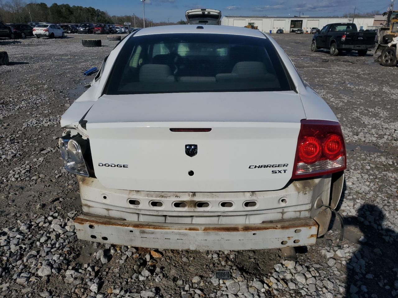 2010 Dodge Charger Sxt White vin: 2B3CA3CV8AH305554