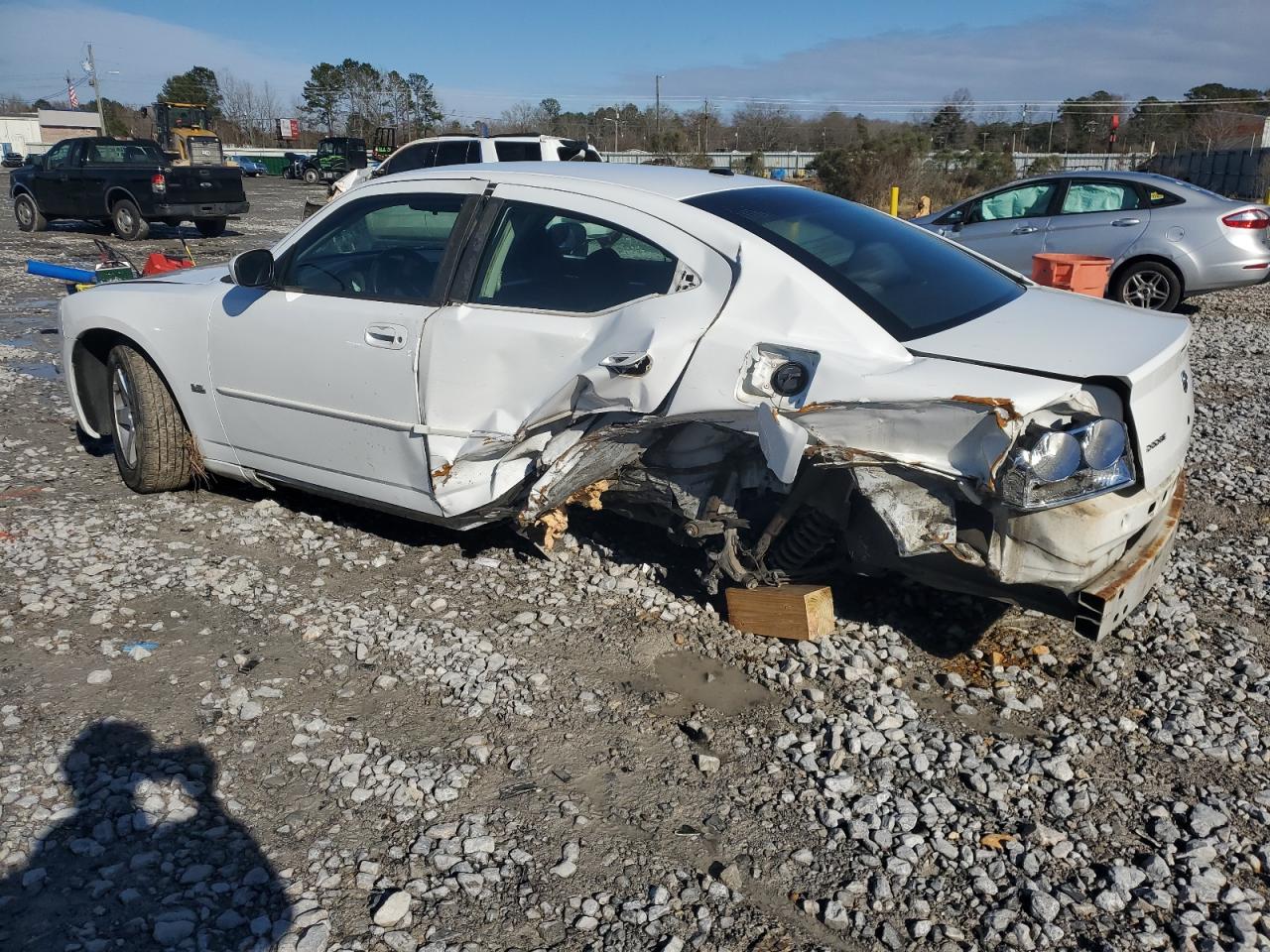 2010 Dodge Charger Sxt White vin: 2B3CA3CV8AH305554