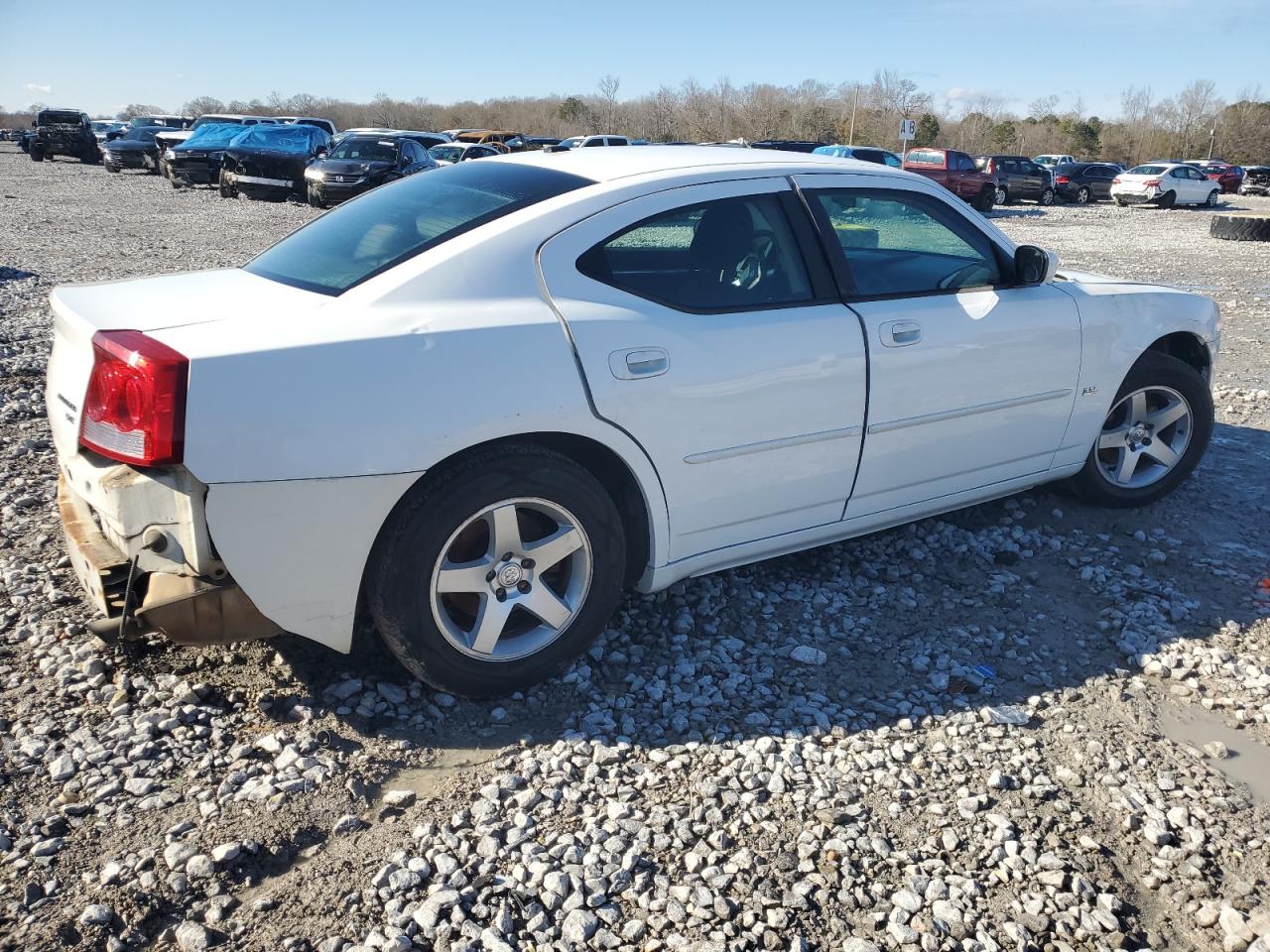 2010 Dodge Charger Sxt White vin: 2B3CA3CV8AH305554