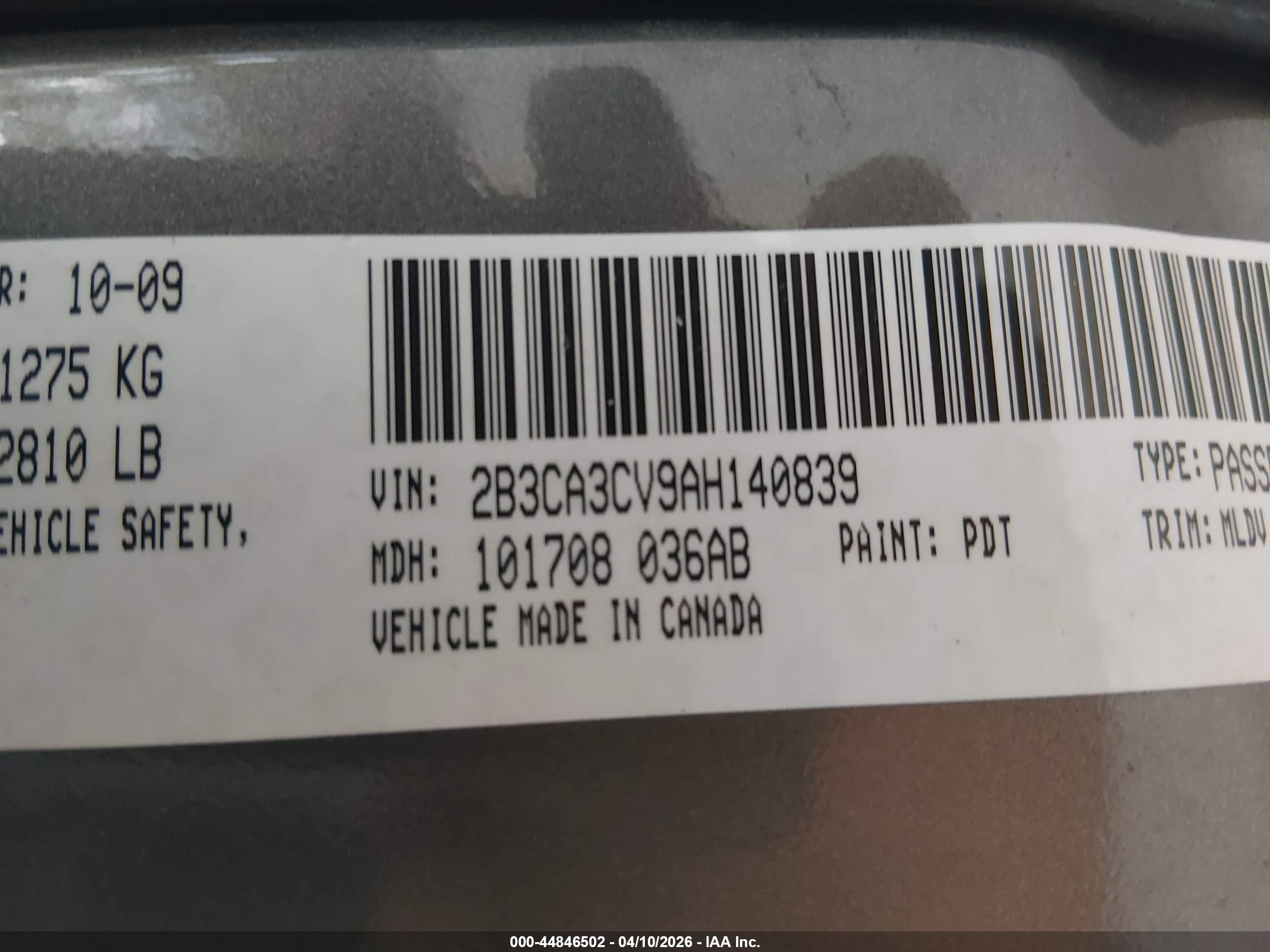 2010 Dodge Charger Sxt Gray vin: 2B3CA3CV9AH140839