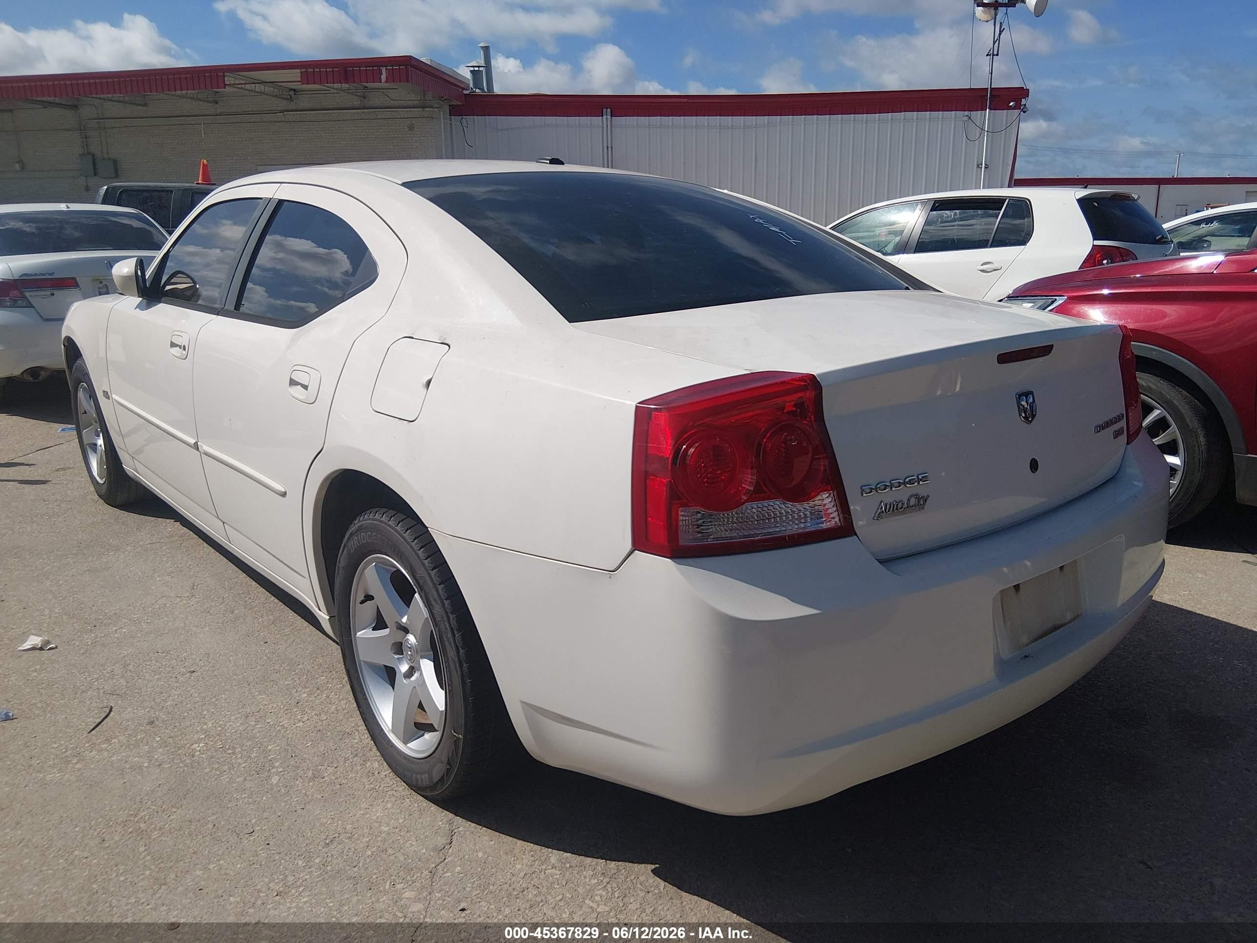 2010 Dodge Charger Sxt Cream vin: 2B3CA3CV9AH181262