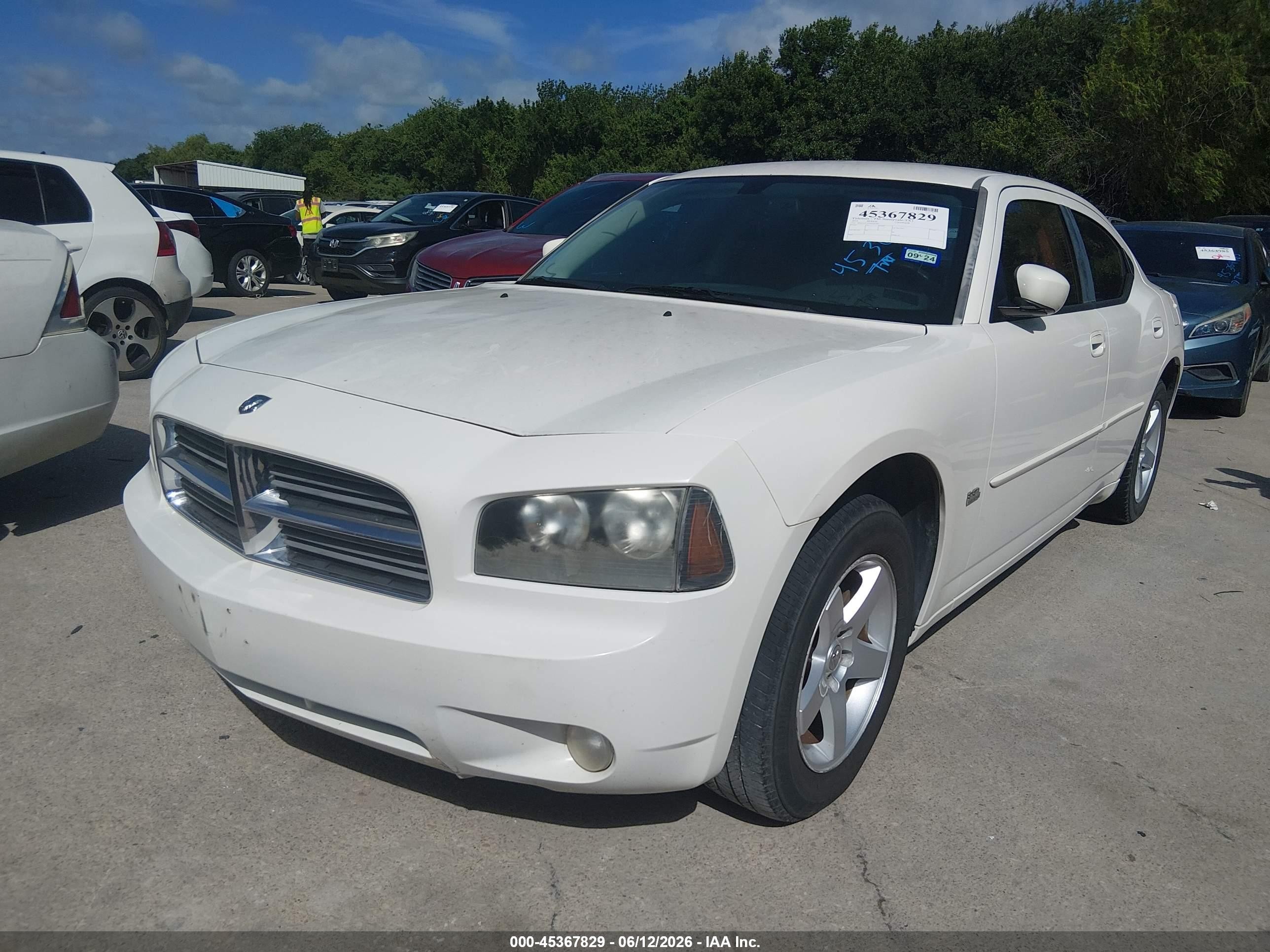 2010 Dodge Charger Sxt Cream vin: 2B3CA3CV9AH181262