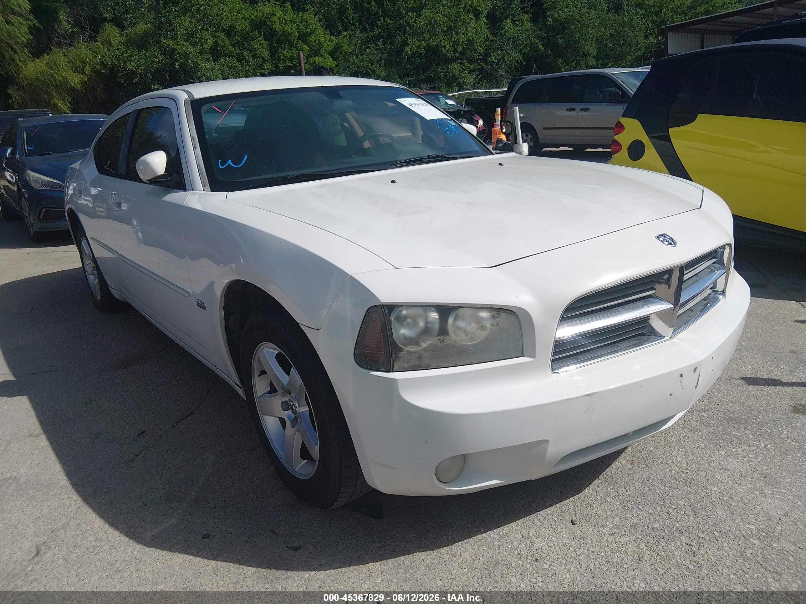 2010 Dodge Charger Sxt Cream vin: 2B3CA3CV9AH181262