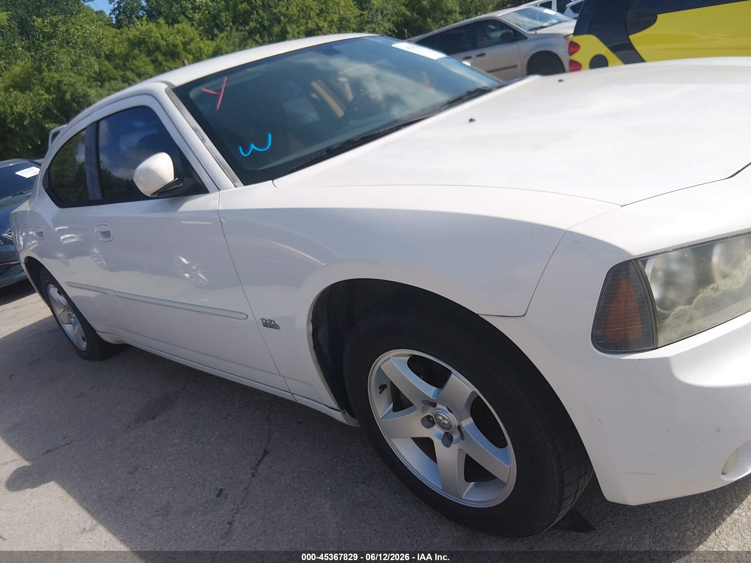 2010 Dodge Charger Sxt Cream vin: 2B3CA3CV9AH181262