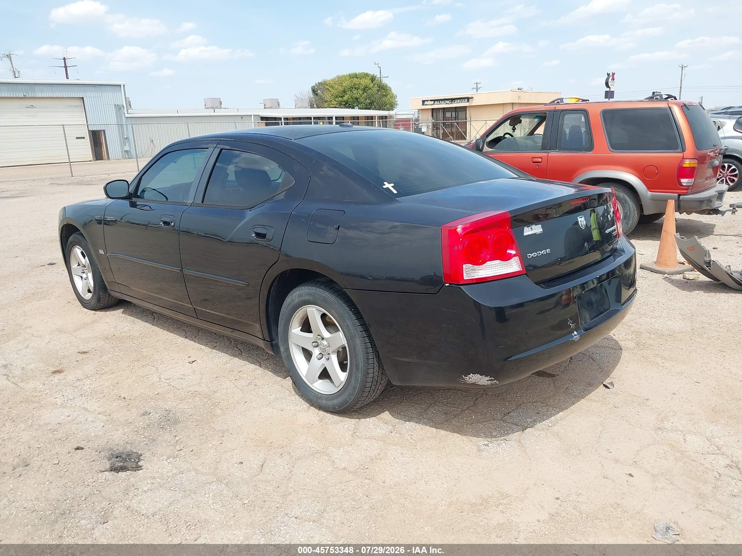 2010 Dodge Charger Sxt Black vin: 2B3CA3CV9AH187790