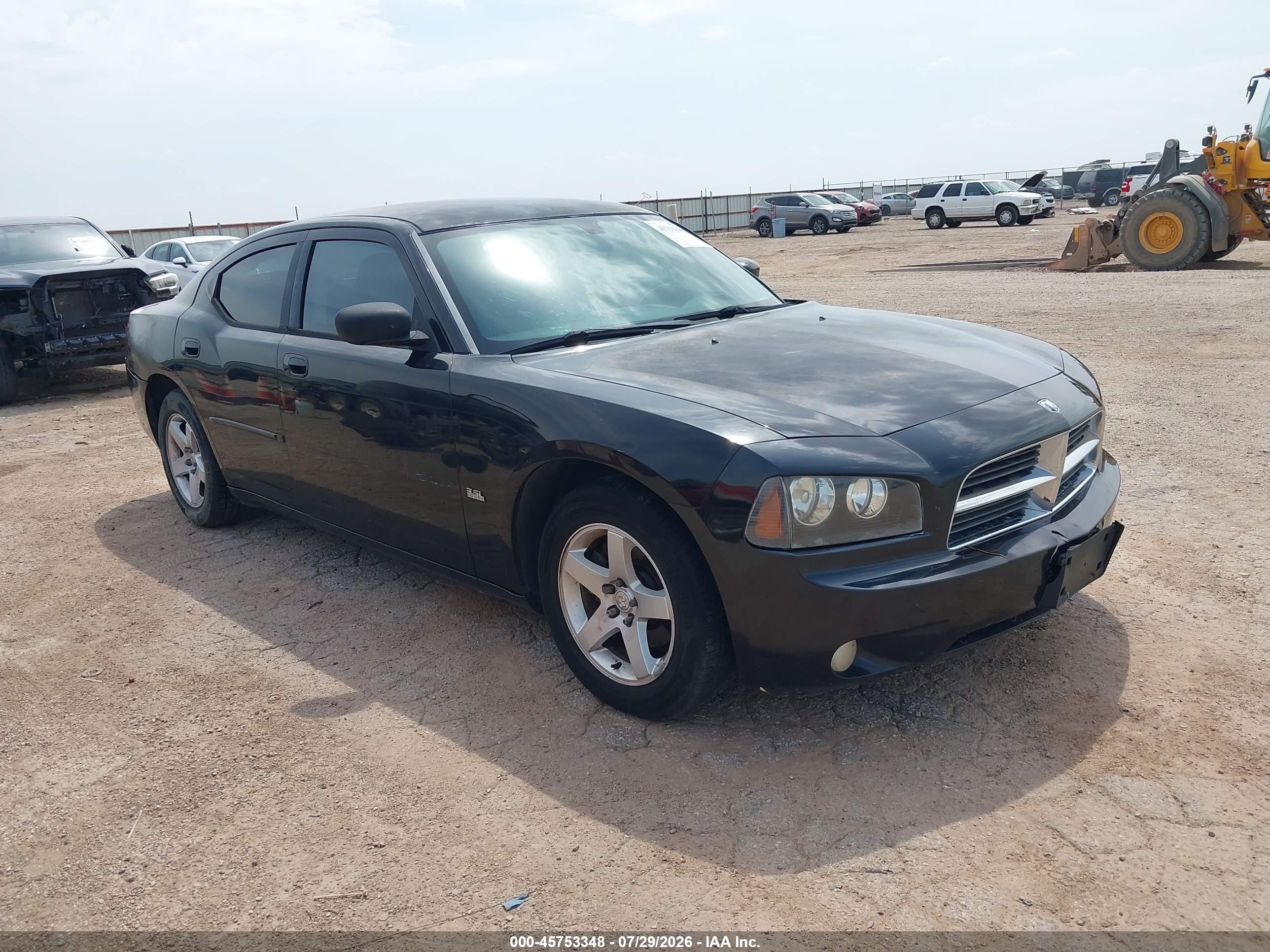 2010 Dodge Charger Sxt Black vin: 2B3CA3CV9AH187790