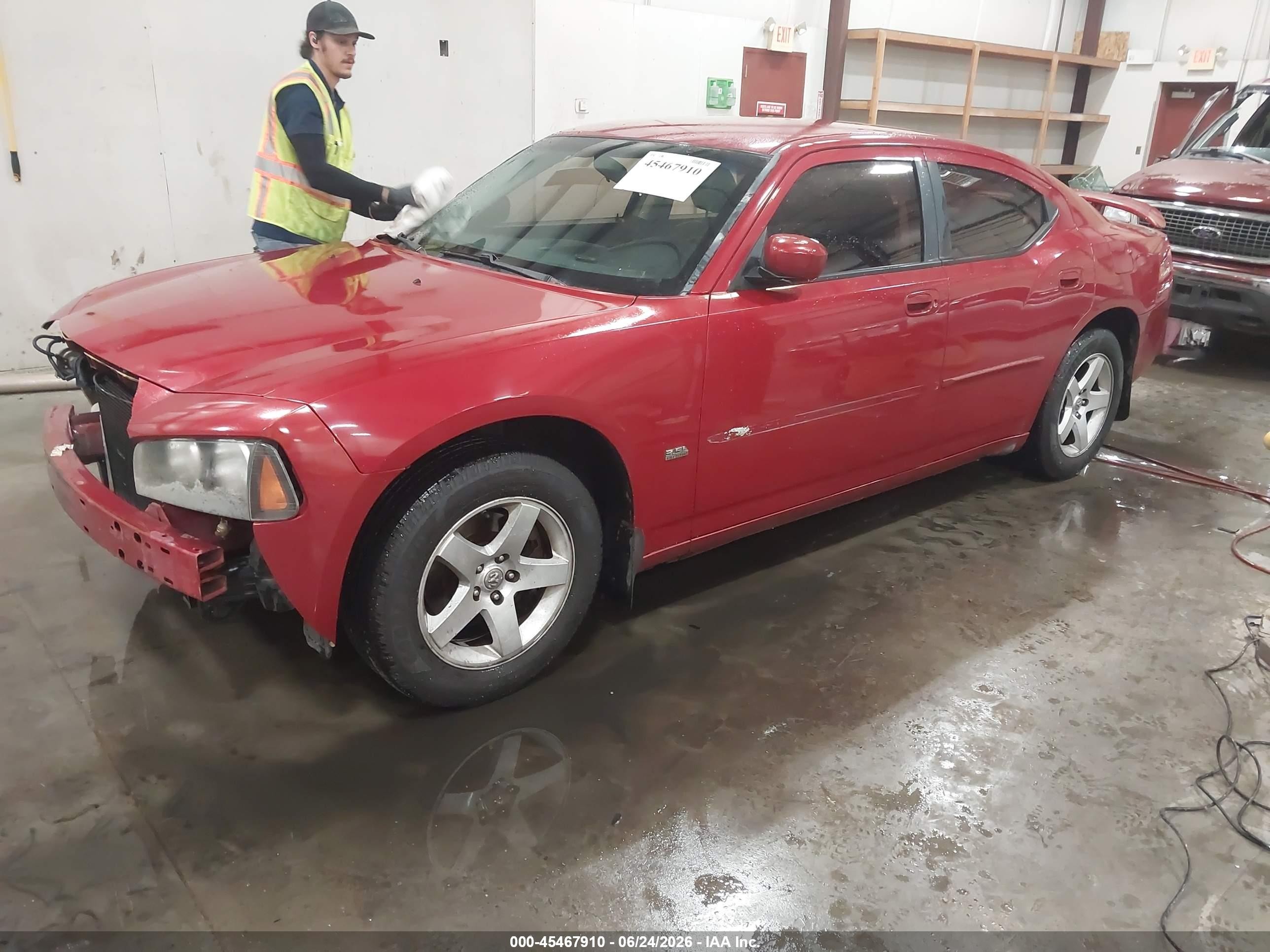2010 Dodge Charger Sxt Maroon vin: 2B3CA3CV9AH213692
