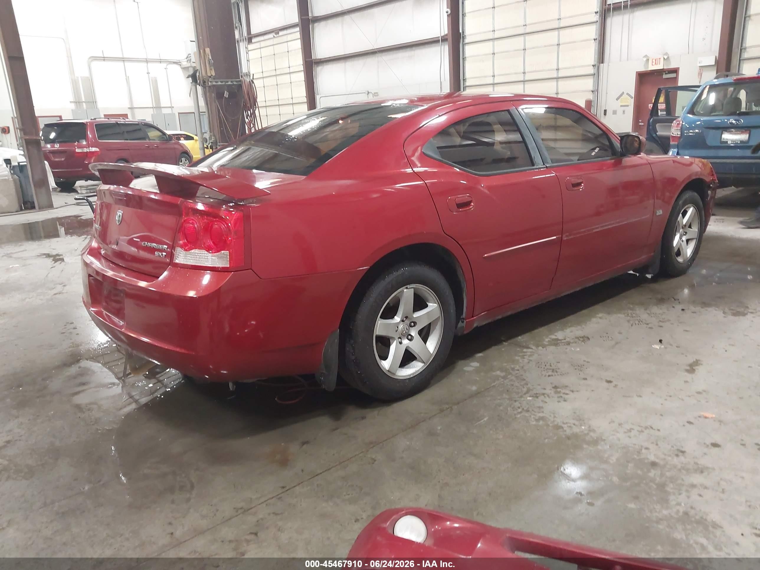 2010 Dodge Charger Sxt Maroon vin: 2B3CA3CV9AH213692