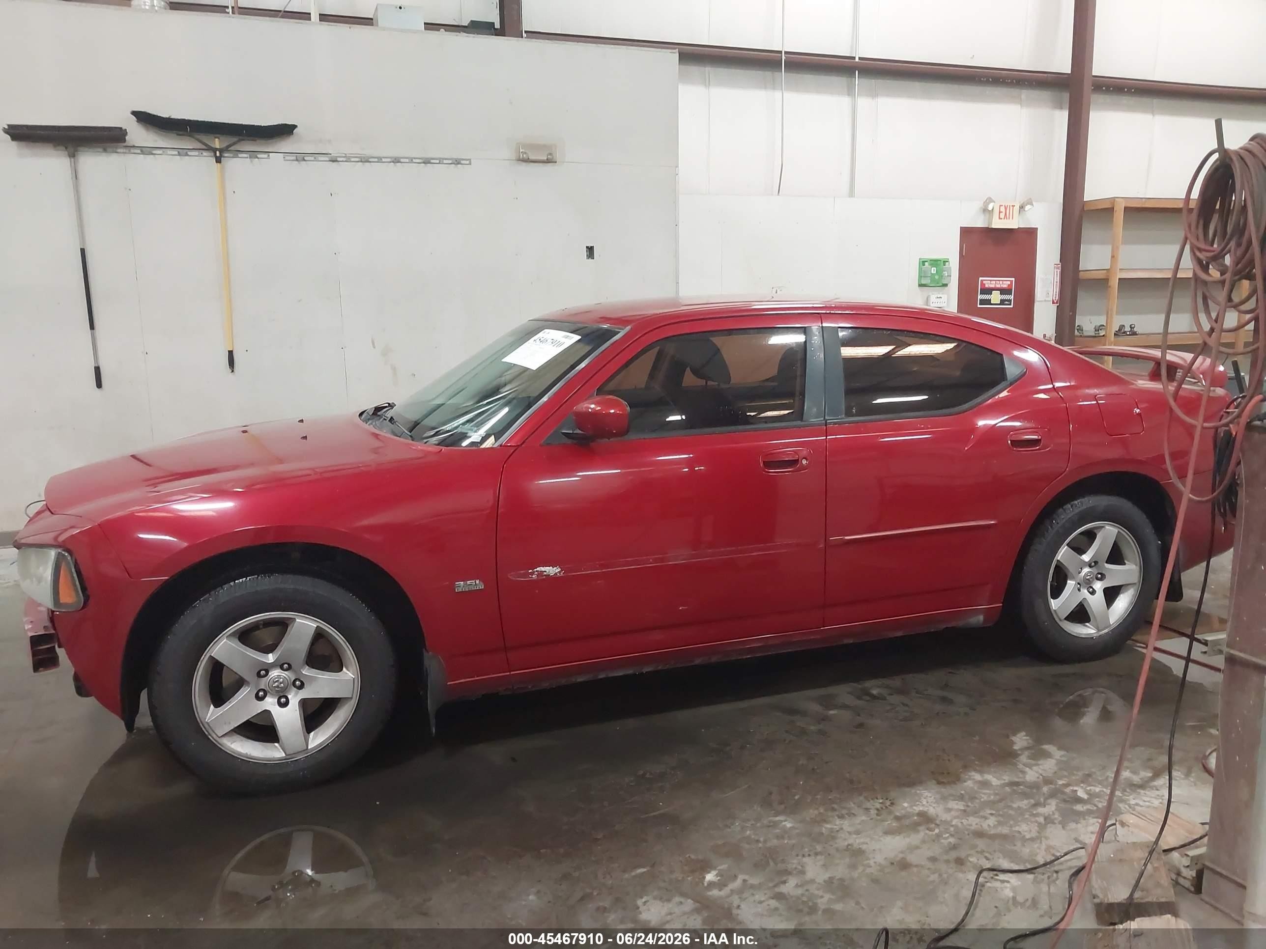 2010 Dodge Charger Sxt Maroon vin: 2B3CA3CV9AH213692